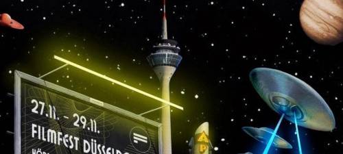 Infoplakat für das 22. Düsseldorfer Filmfest