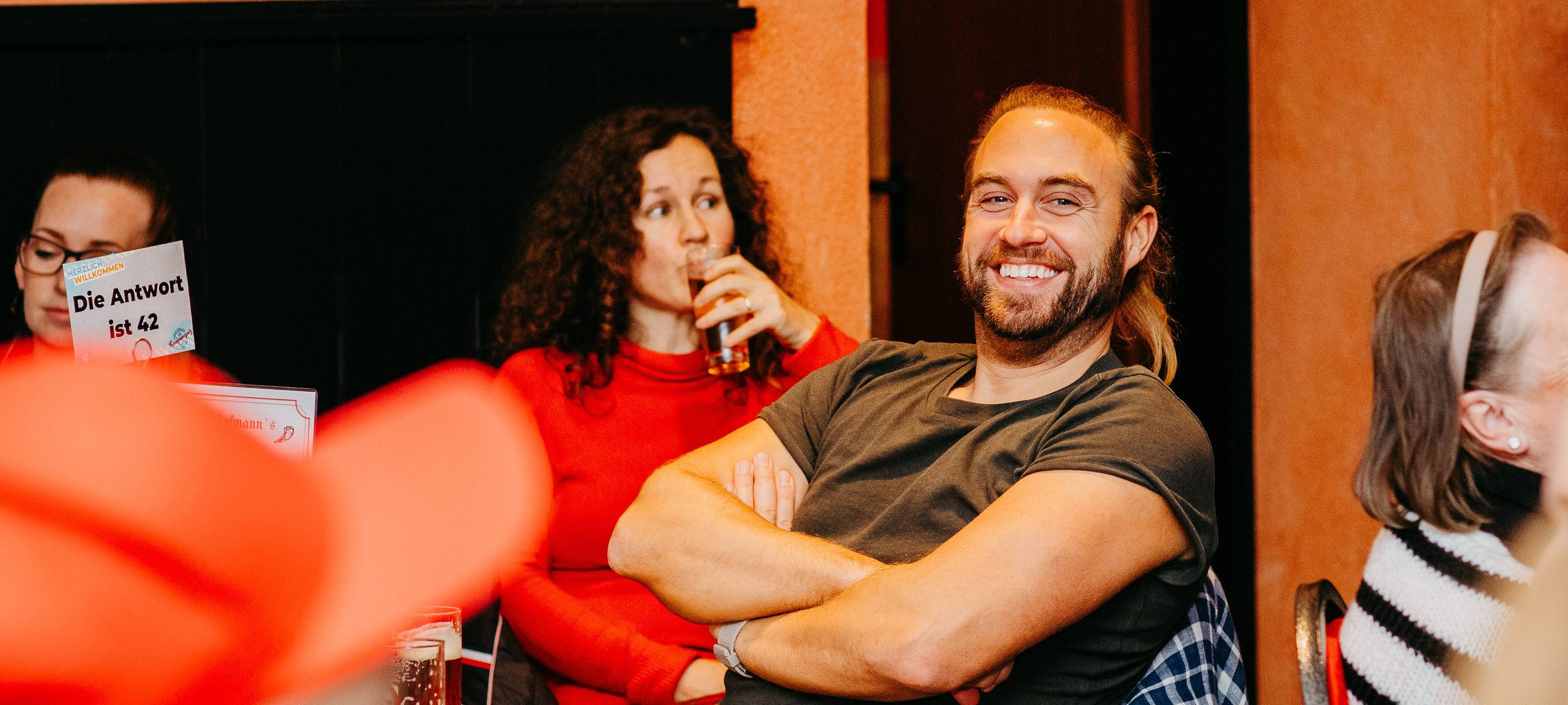 Team "Die Antwort ist 42" beim Antenne-Düsseldorf-Kneipenquiz