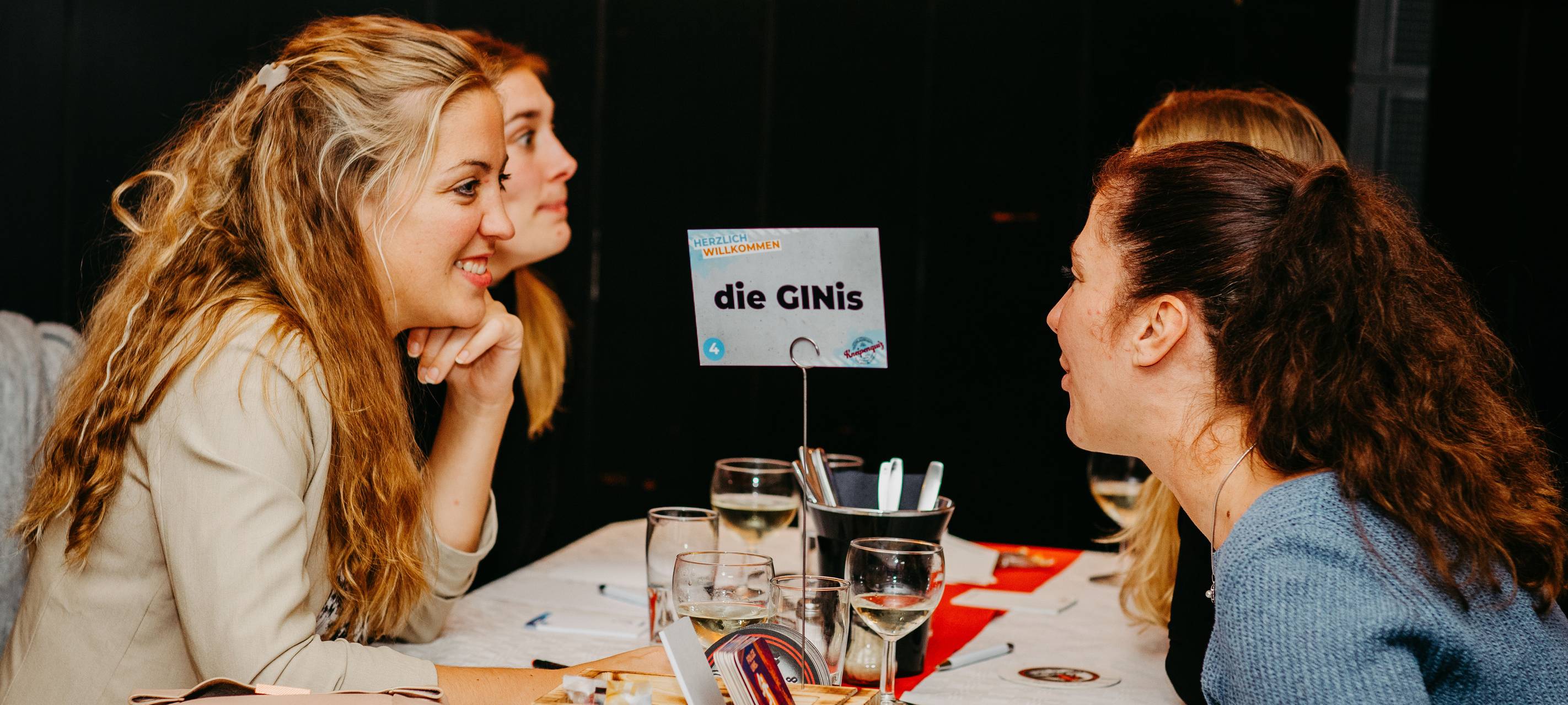 Team "Die GINis" beim Antenne-Düsseldorf-Kneipenquiz