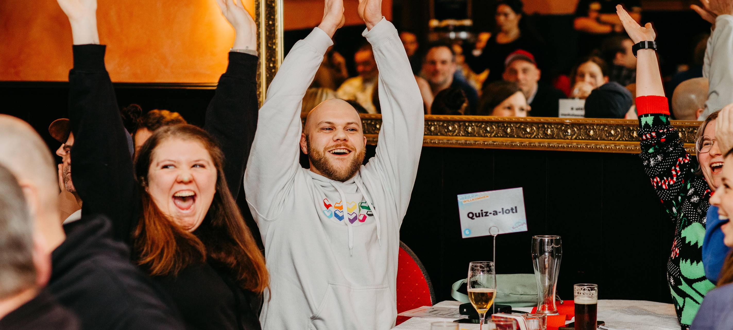 Team Quiz a lotl beim Antenne-Düsseldorf-Kneipenquiz