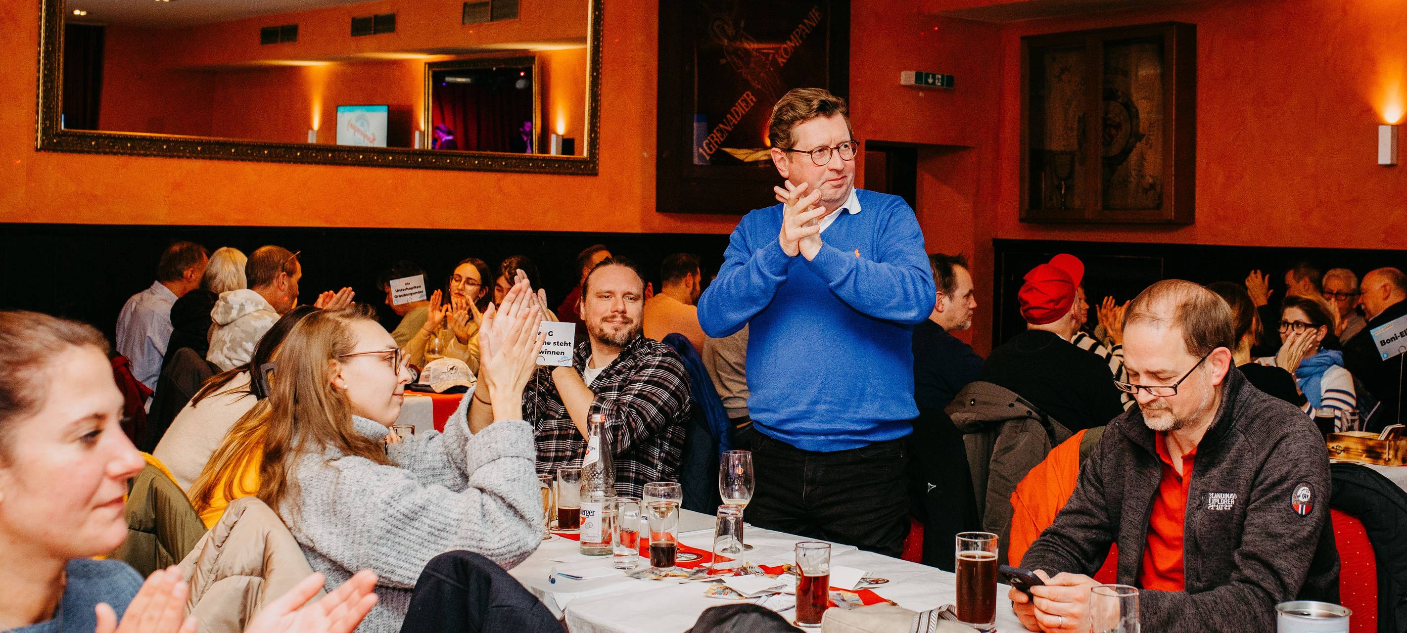 Das AD-Team - das G steht für Gewinner beim Kneipenquiz