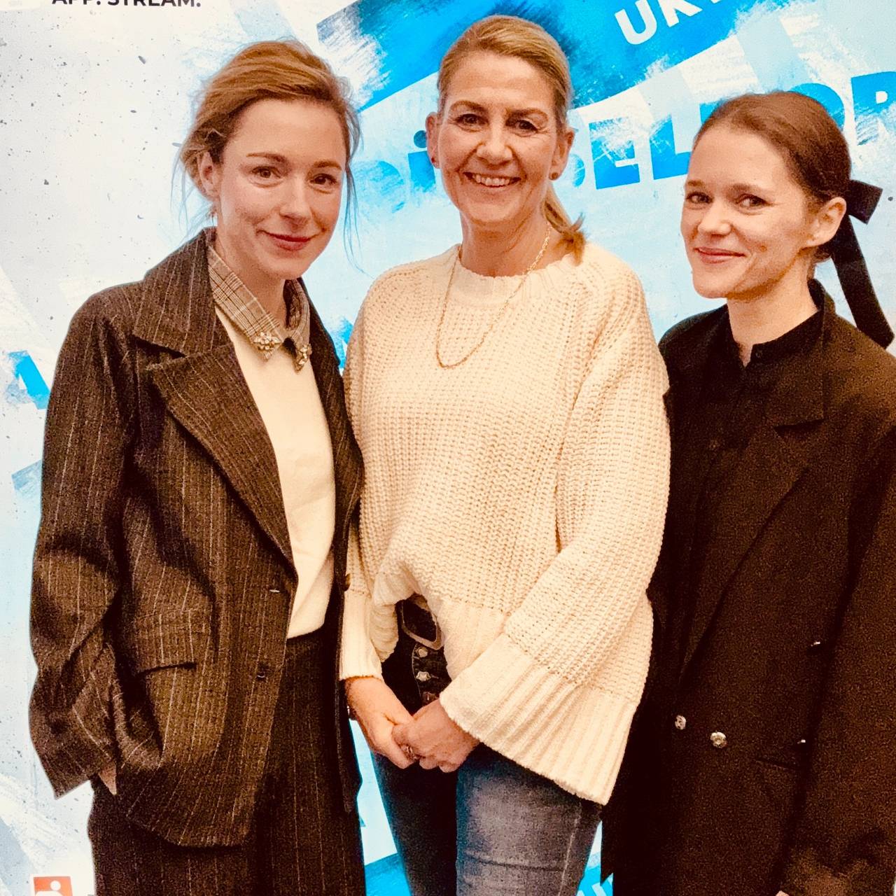 Claudia Monréal mit den Schauspielerinnen Friederike Linke & Sarah Koch