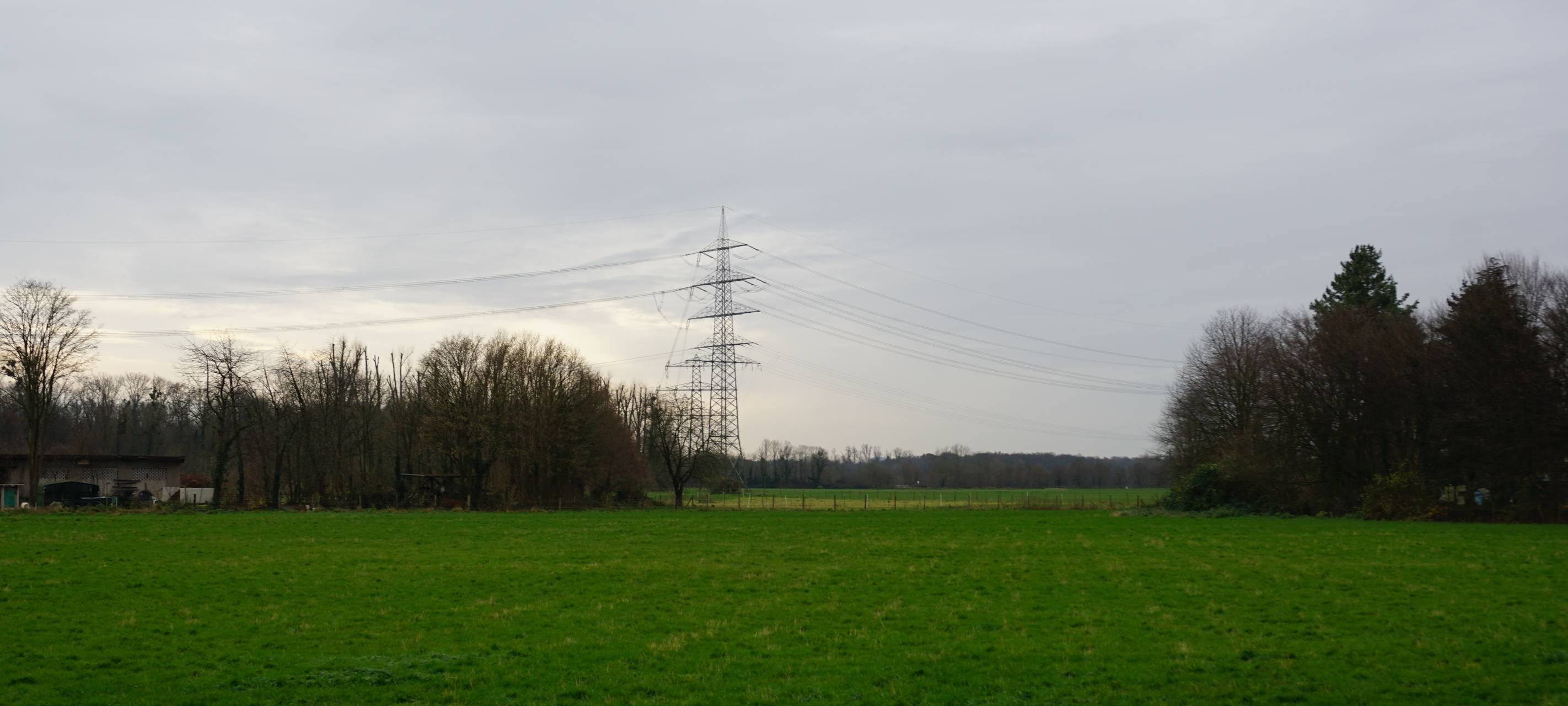 Einer der vielen grünen Ecken in Angermund