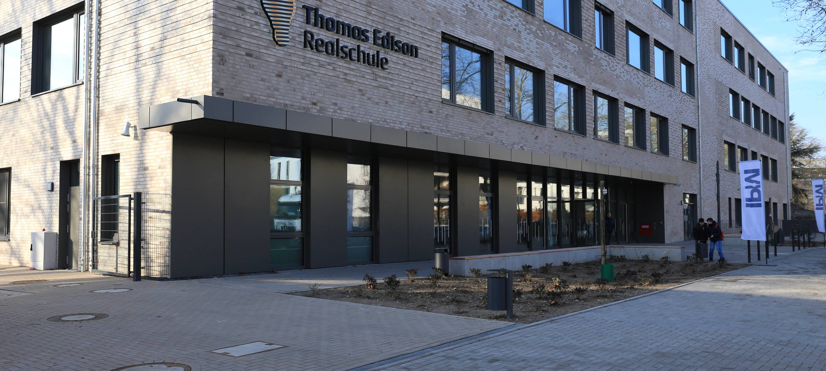 Der Neubau der Realschule Thomas Edison an der Schlüterstraße