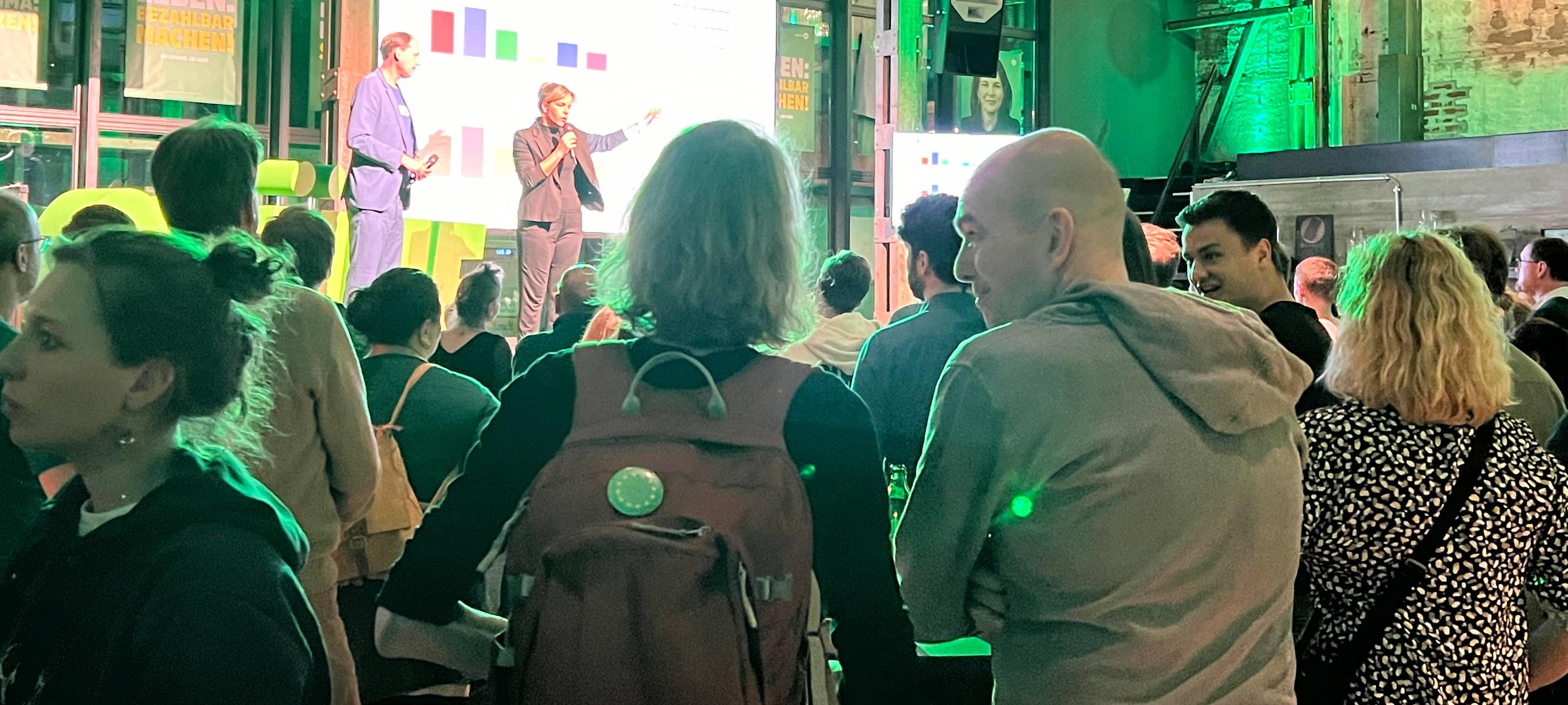 Eindrücke von der Wahlparty der Grünen
