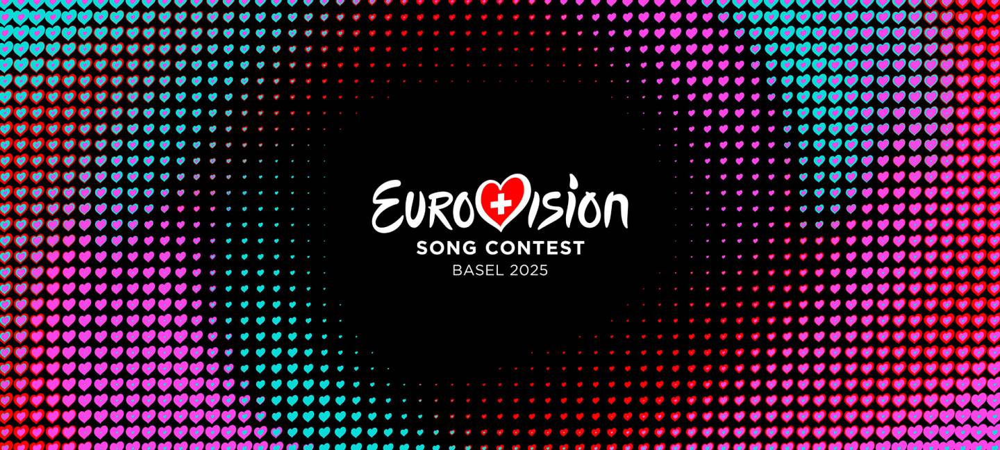 Das Logo des Eurovision Song Contest 2025 in Basel