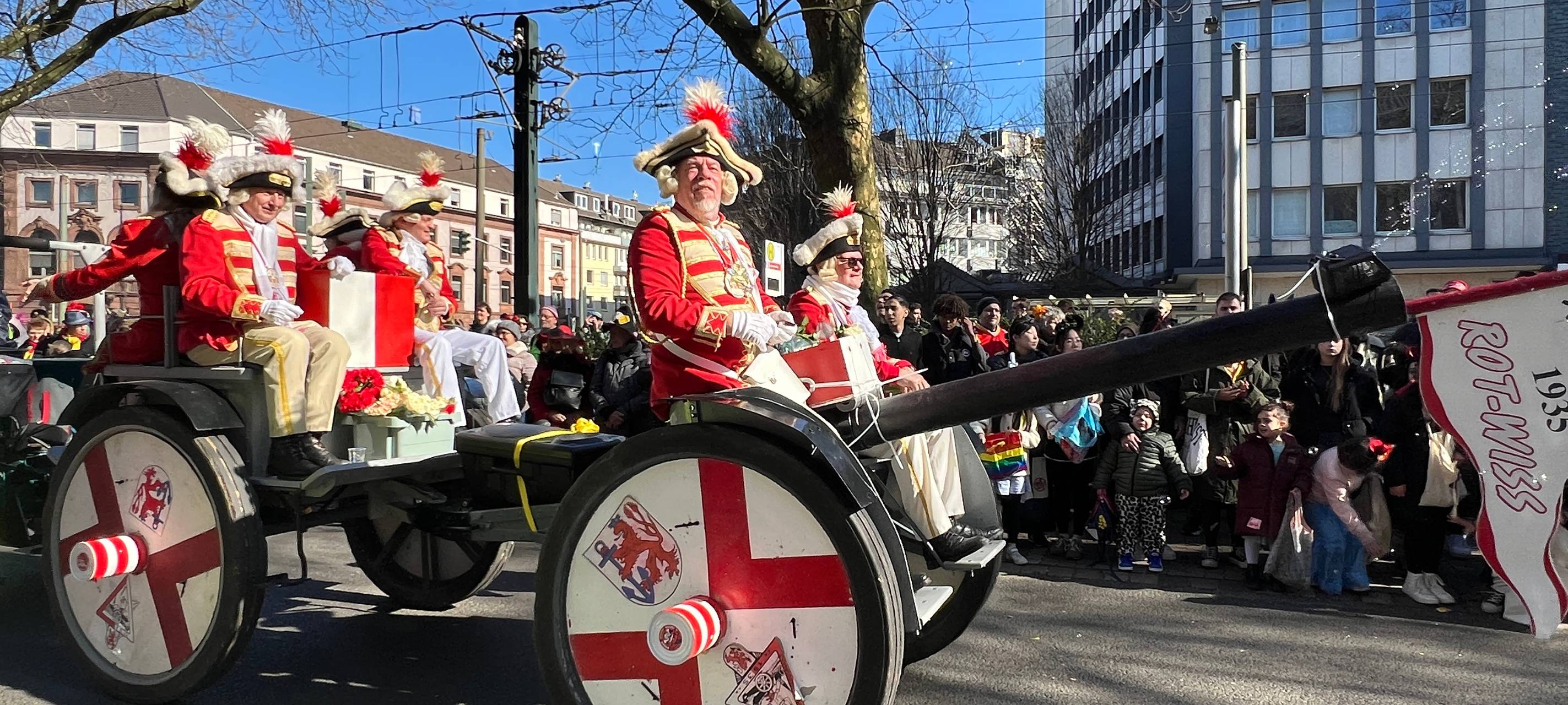 Ein besonderer Wagen der Prinzengarde.
