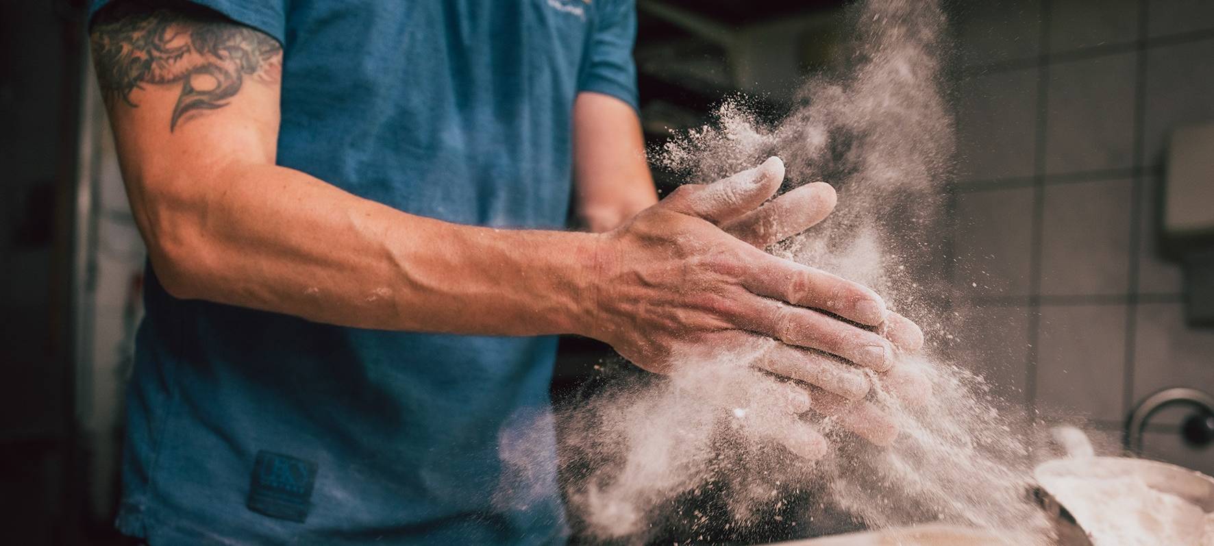 Bäckerei Brot backen