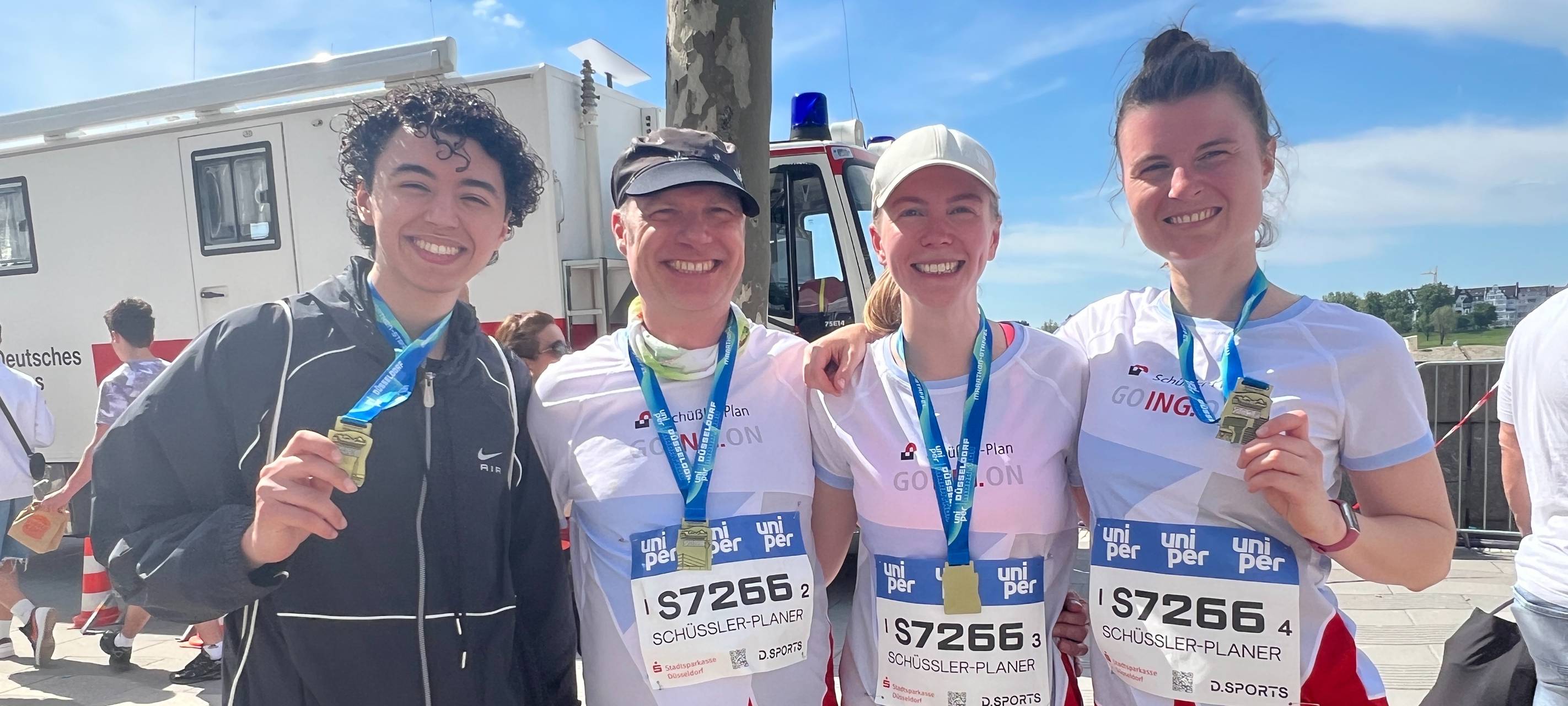 Das Team Schü´ßler Planer nach der großen Marathon-Staffel.