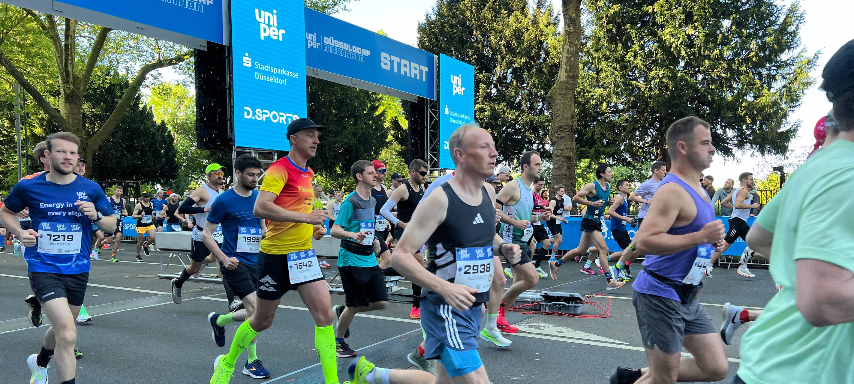 Los geht's mit dem Marathon in Düsseldorf.
