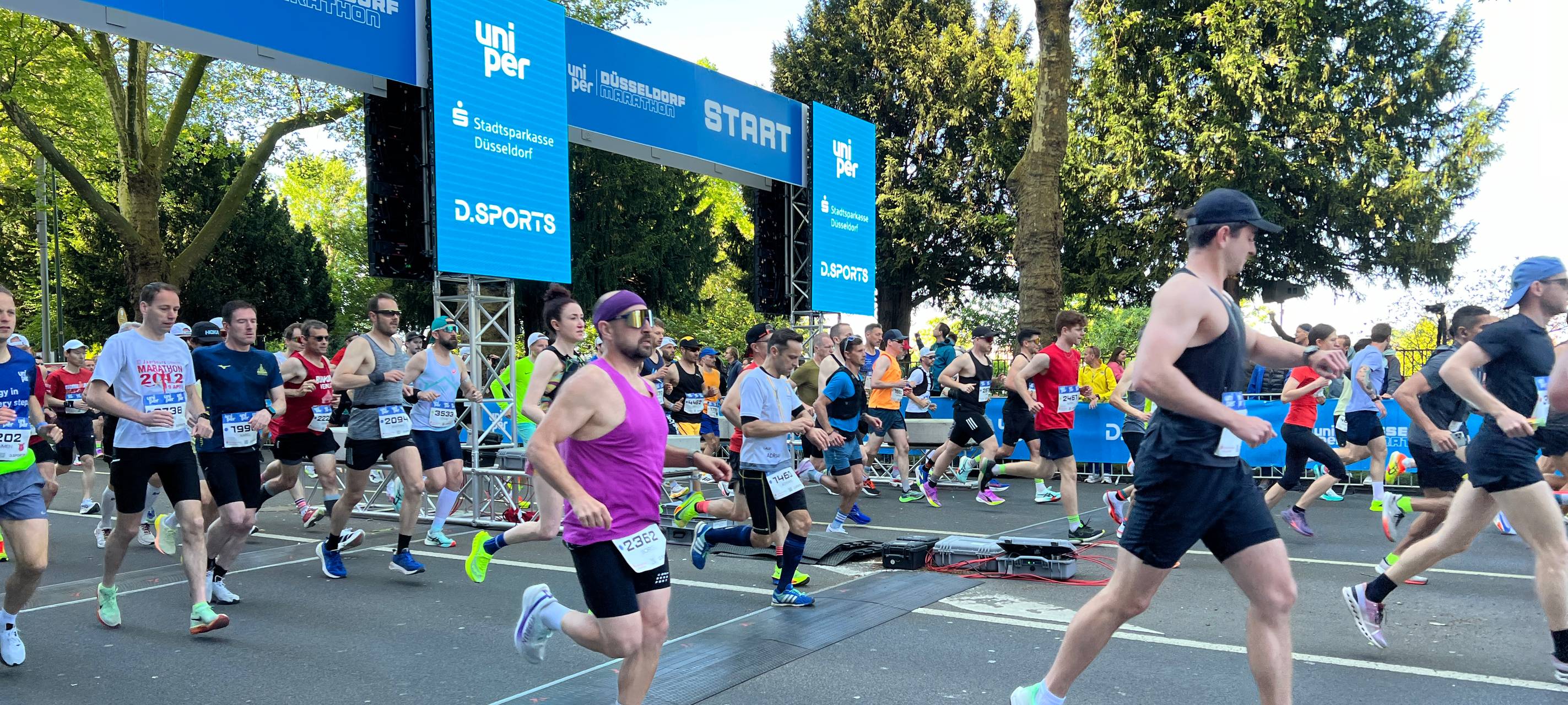 Startschuss für den großen Düsseldorf Marathon
