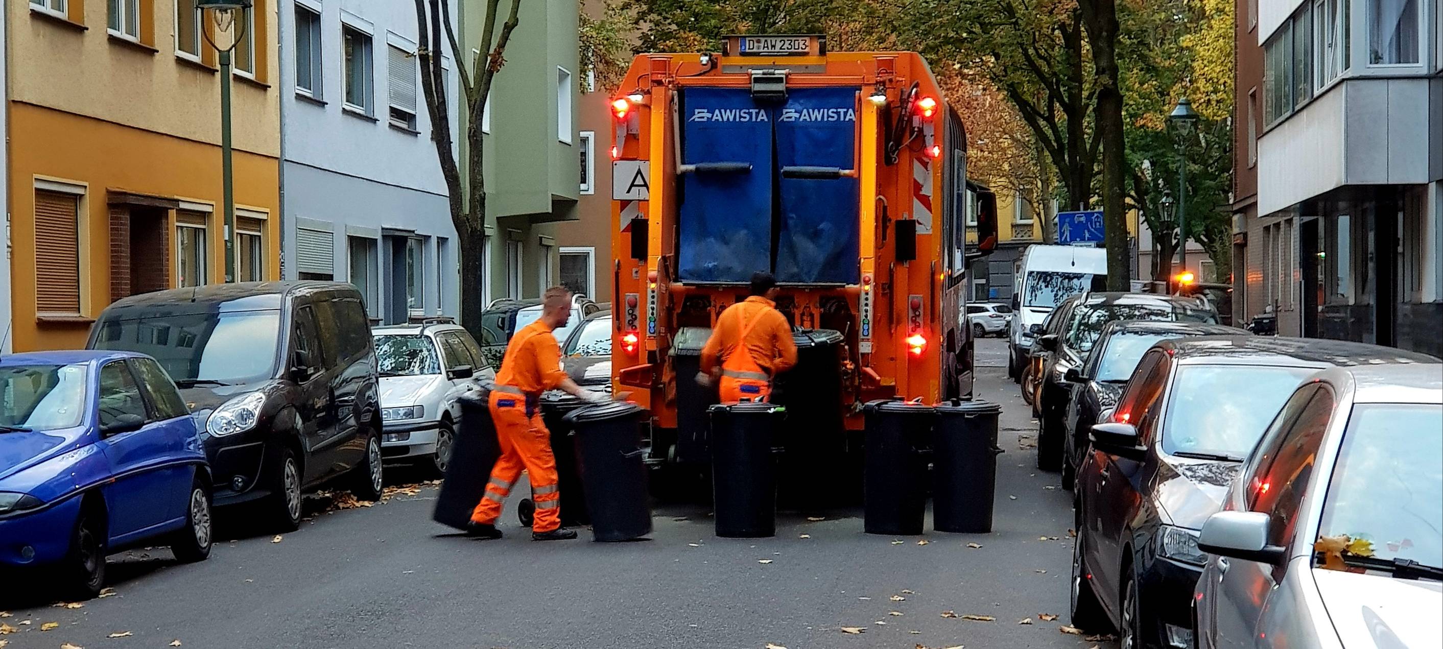 Streik: Mülltonnen in Düsseldorf werden nicht geleert