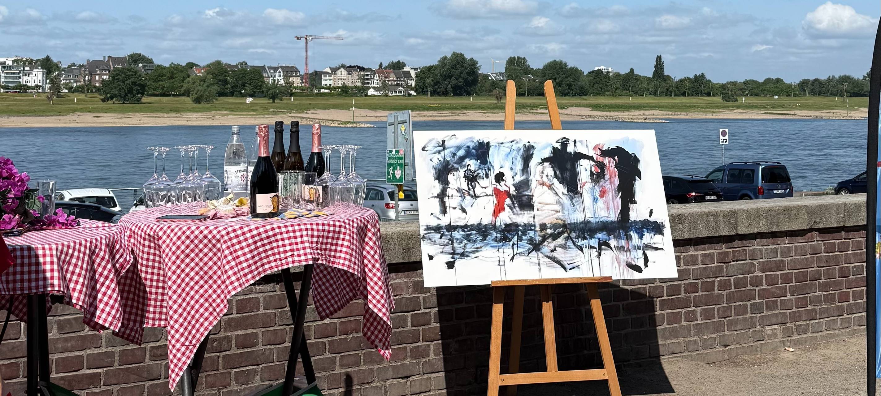 Beispielstand mit vielen leckeren Spezialitäten für das Italienfestival