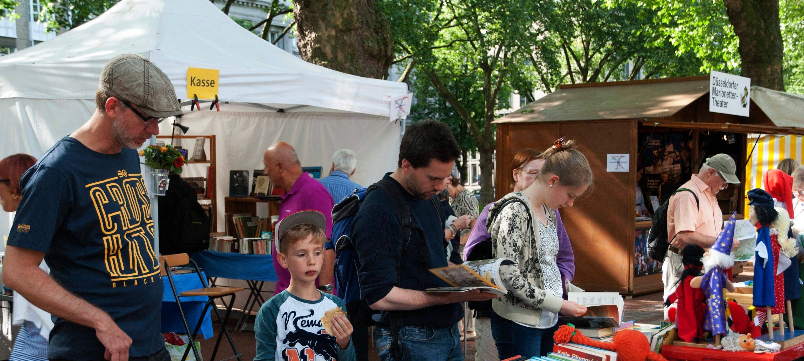 Düsseldorfer Bücherbummel an den Pfingstagen