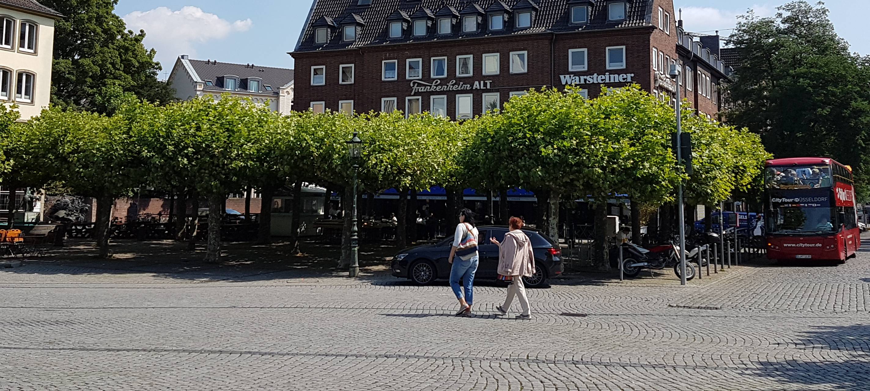 Schlägerei auf dem Burgplatz