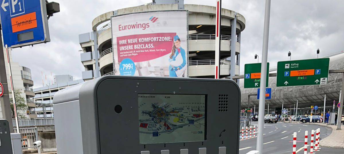 "Kiss&Fly"-Zone am Düsseldorfer Flughafen geht wieder in Betrieb