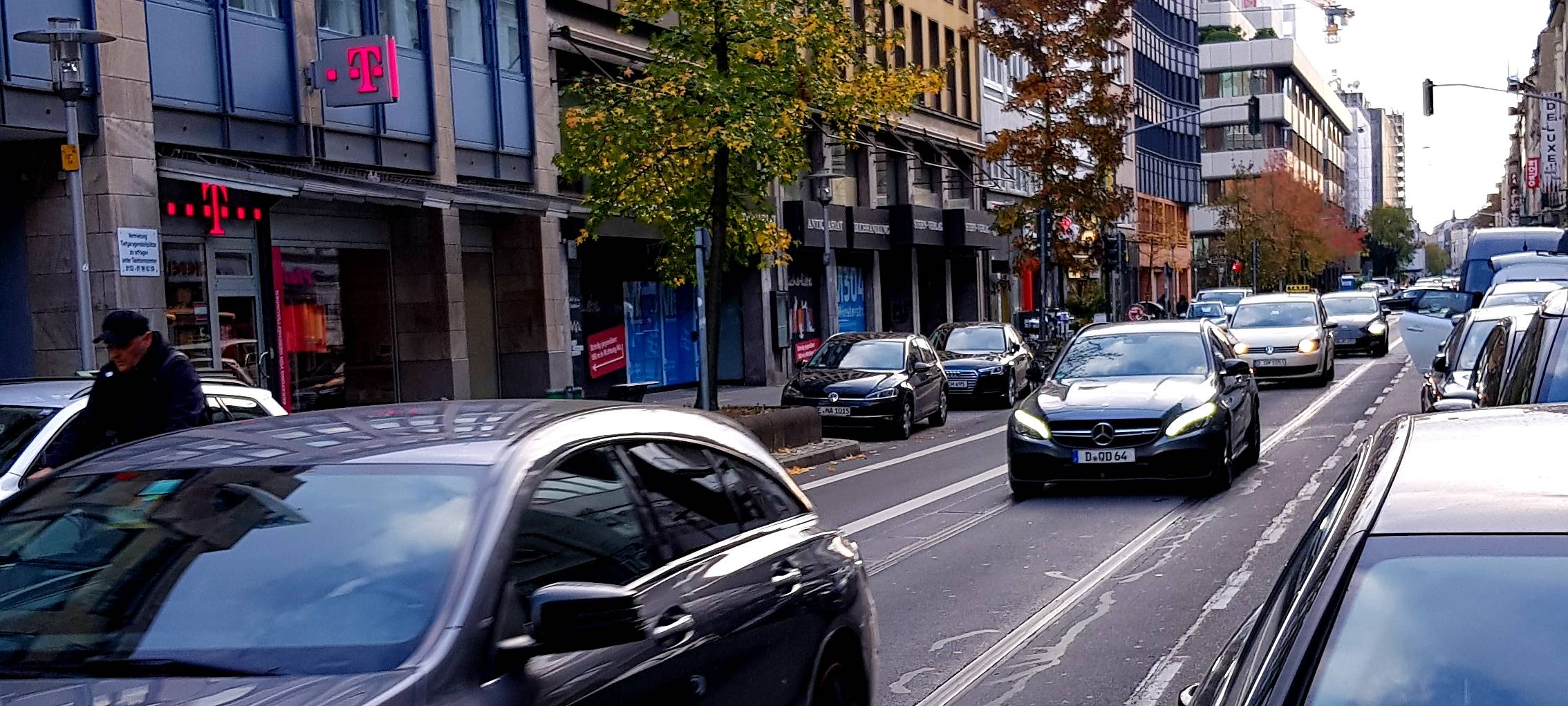 Die Lage der Düsseldorfer Friedrichstraße