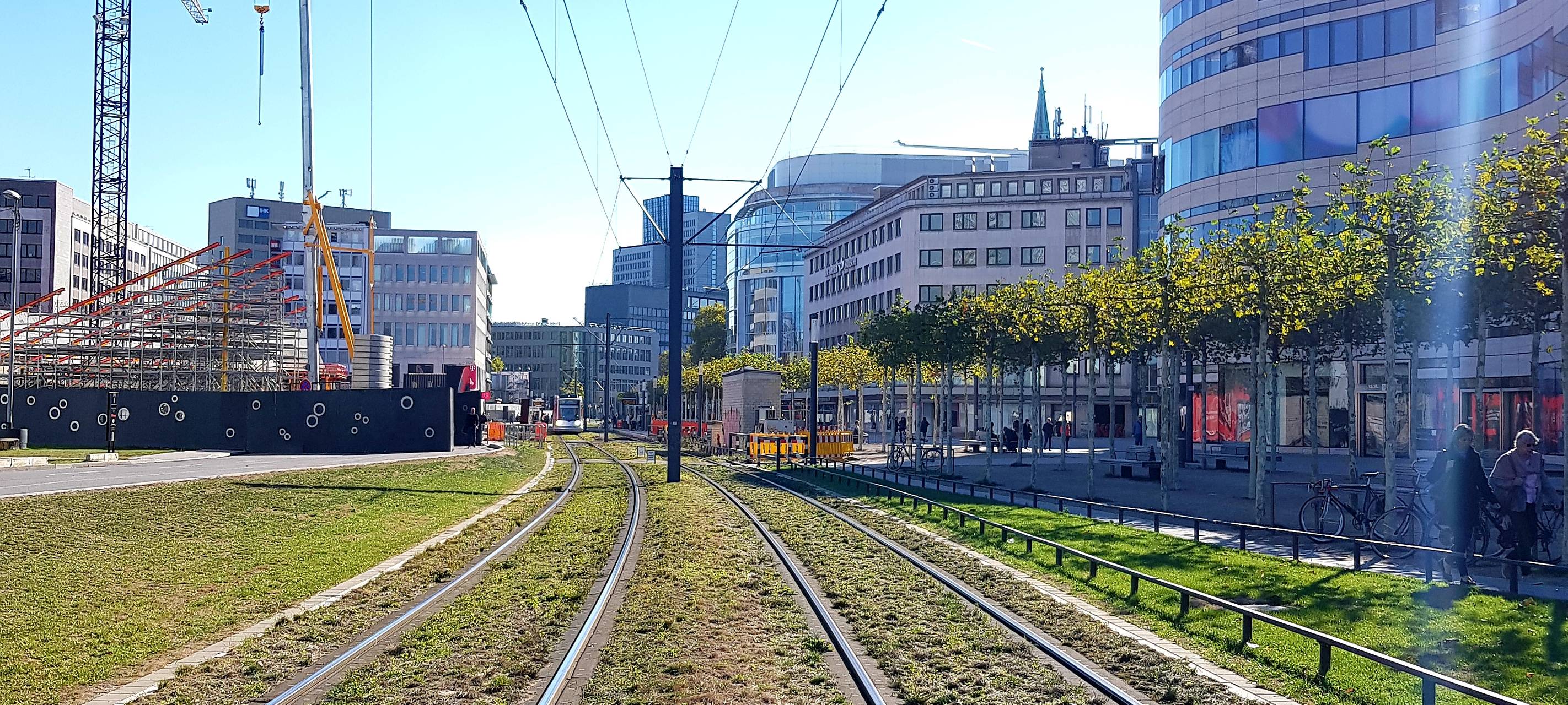 Düsseldorf: Gleisarbeiten bei der Rheinbahn