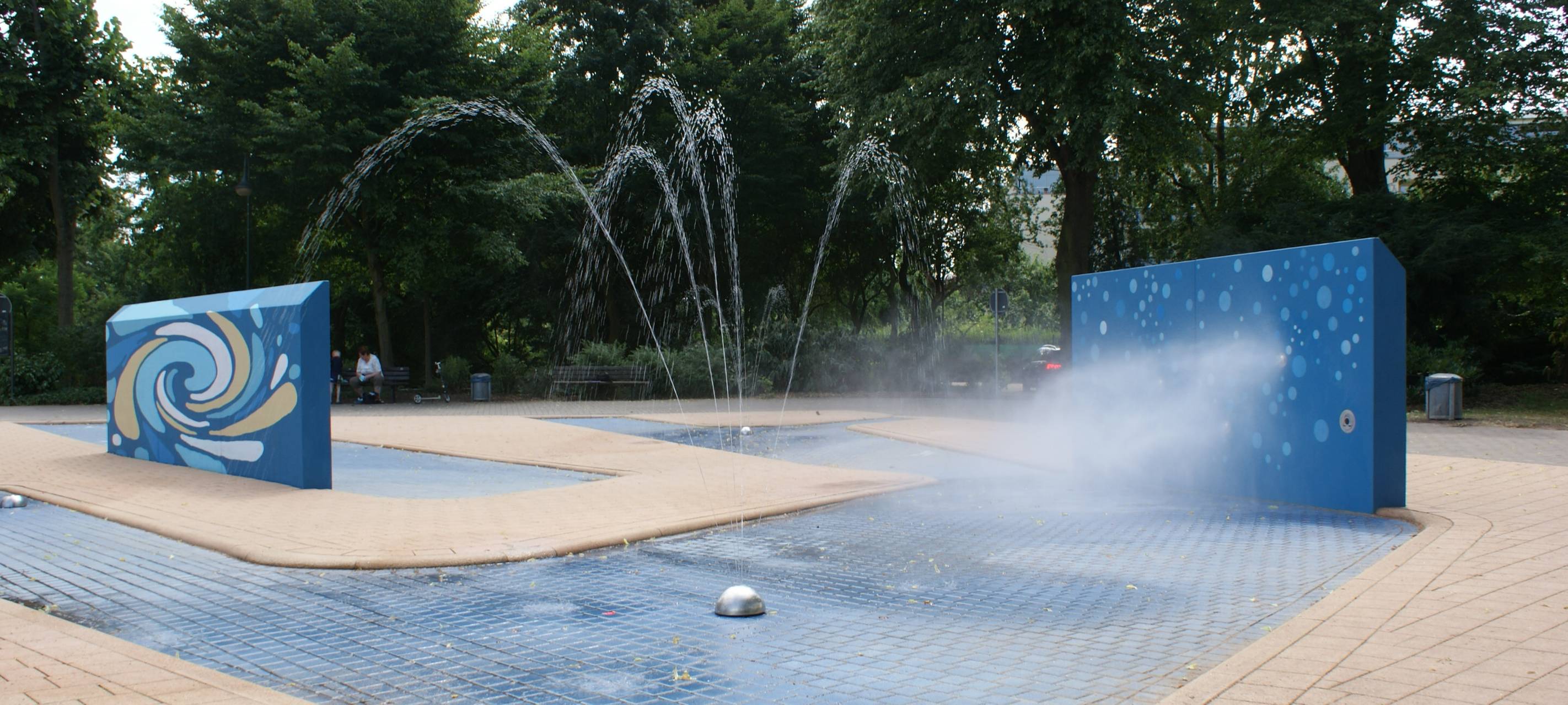 Stadt macht Wasserspielplätze fit