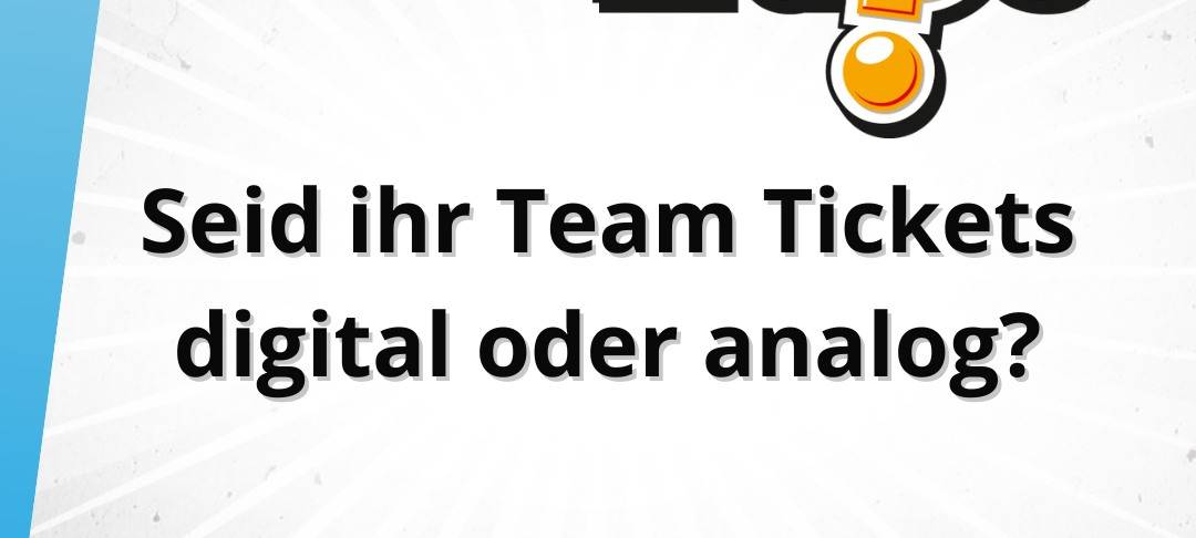 Freitagsfrage vom 24. Oktober 2025: Seid ihr Team Tickets digital oder analog?
