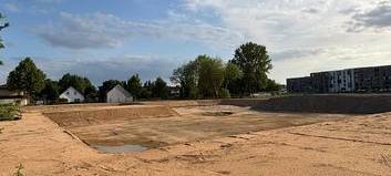 Baugrube: Gymnasium Heinzelmännchenweg