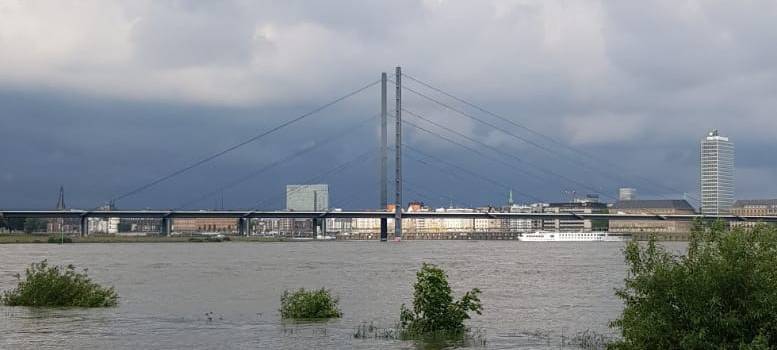 Weitere Entspannung nach Hochwasser in Düsseldorf