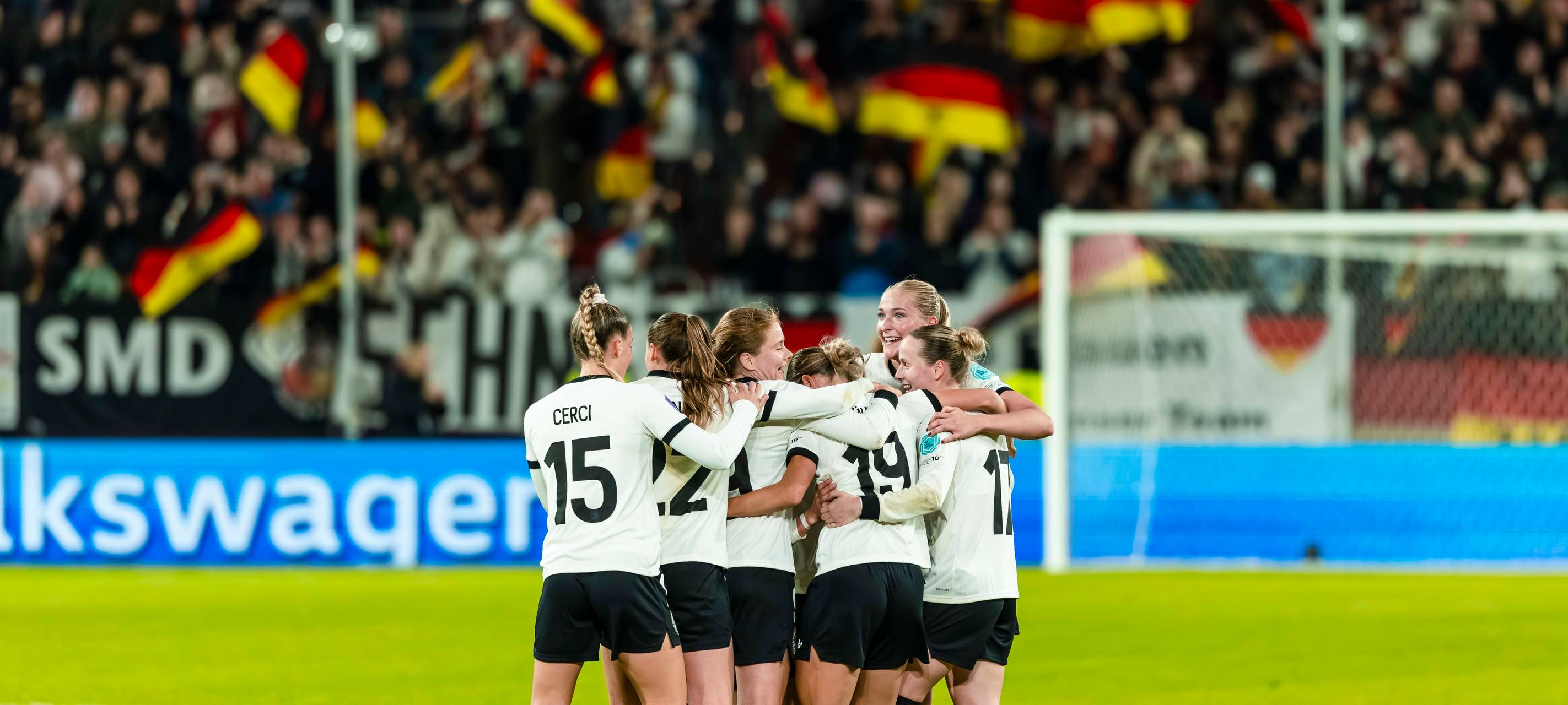 Jubeltraube der Deutschen Frau-Nationalmannschaft