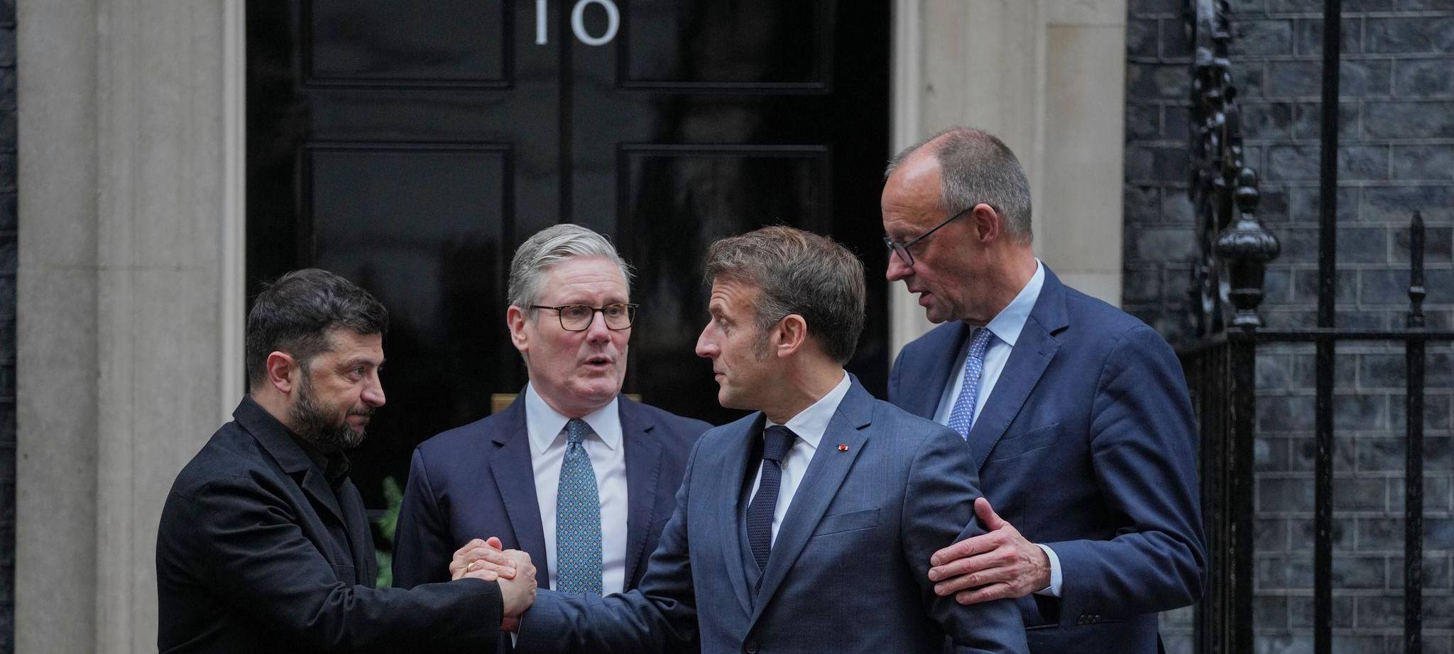 Ukraine-Krieg - Beratungen mit europäischen Partnern in London