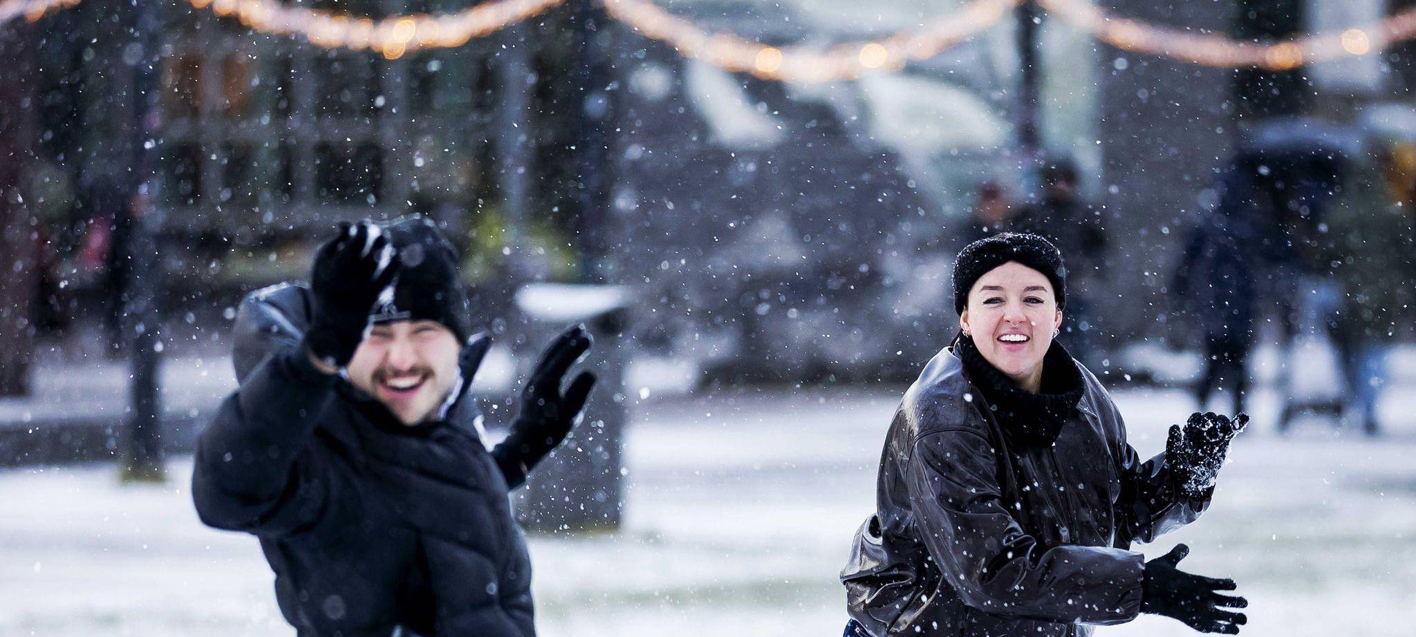 Winterwetter in den Niederlanden