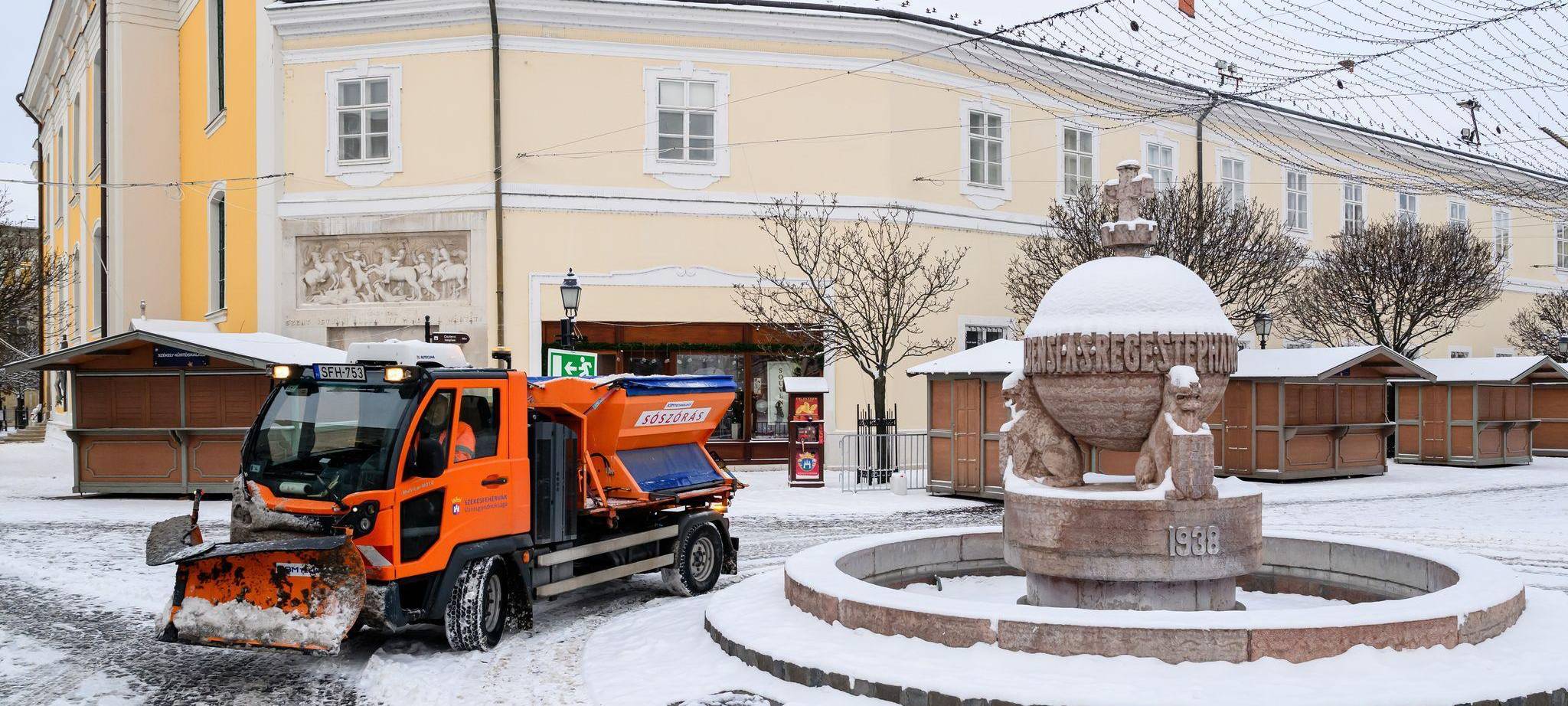 Winterwetter in Ungarn