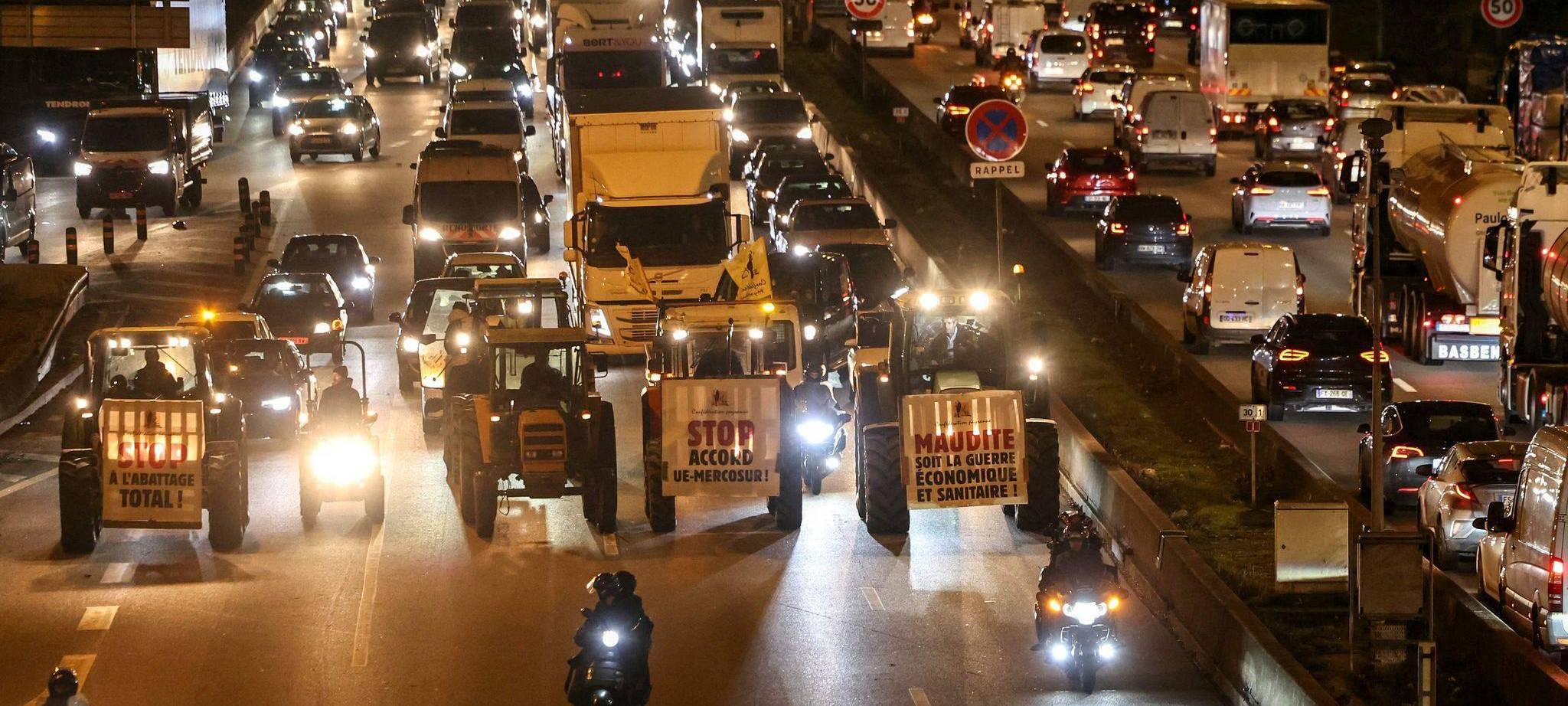 Protest gegen EU-Mercosur-Freihandelsabkommen - Paris