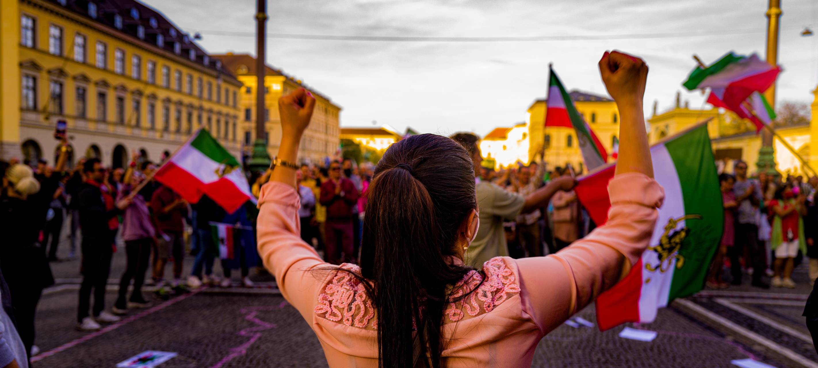 Protest gegen die Unterdrückung im Iran.
