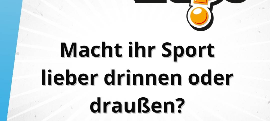 Freitagsfrage vom 16. Januar: Macht ihr Sport lieber drinnen oder draußen?