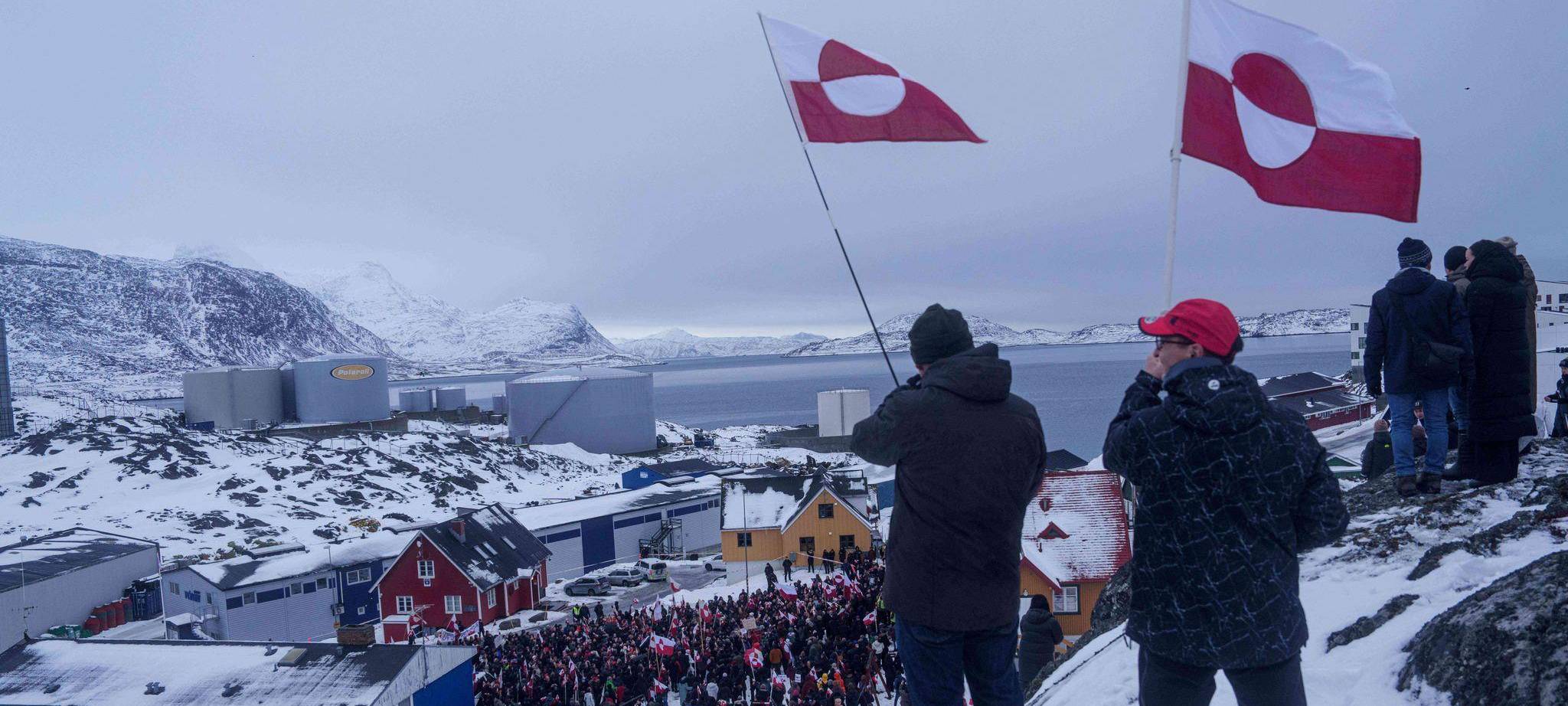 Grönland-Konflikt - Proteste in Grönland