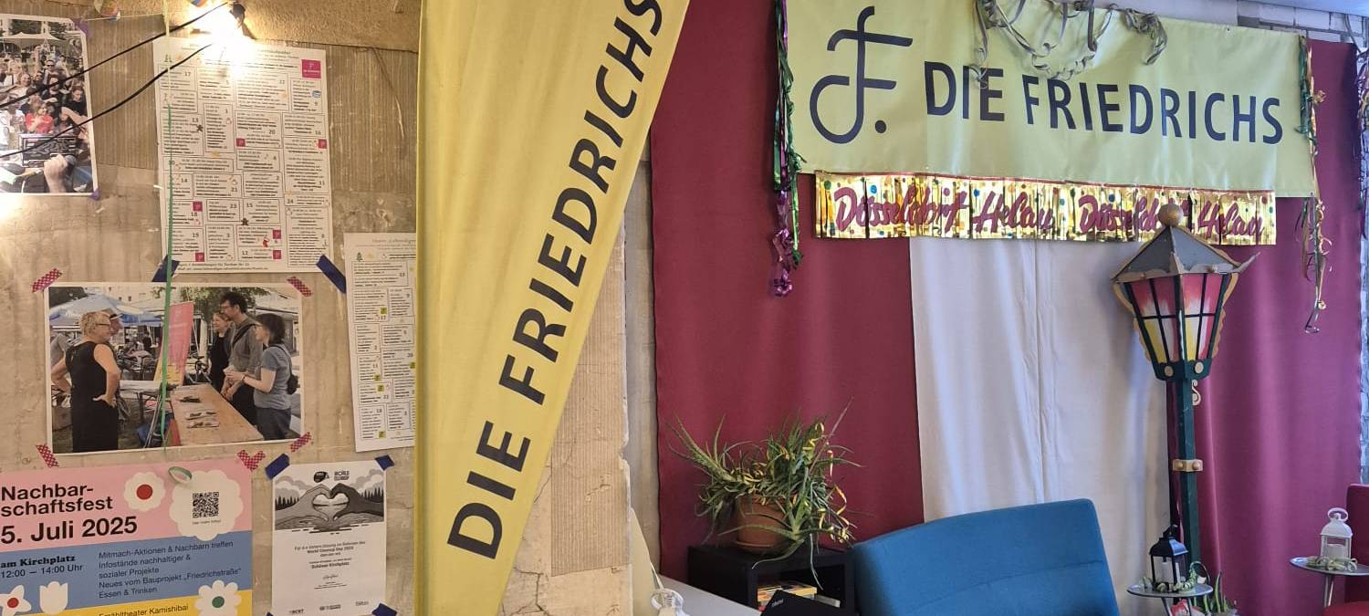 Der Pop-Up Store von Jacques Tilly von innen.