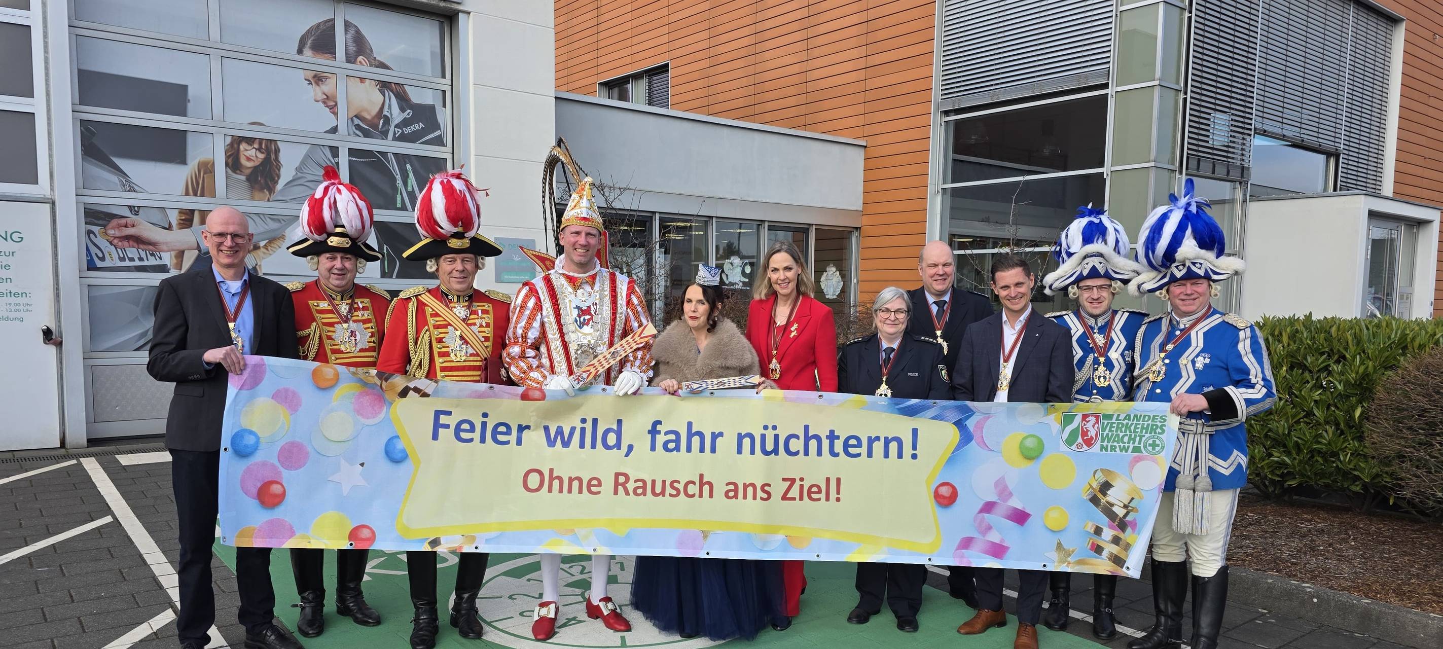 Prinz Marcus I. und Venetia Nicole unterstützen die Aktion "Ohne Promille fahren – Führerschein bewahren!"