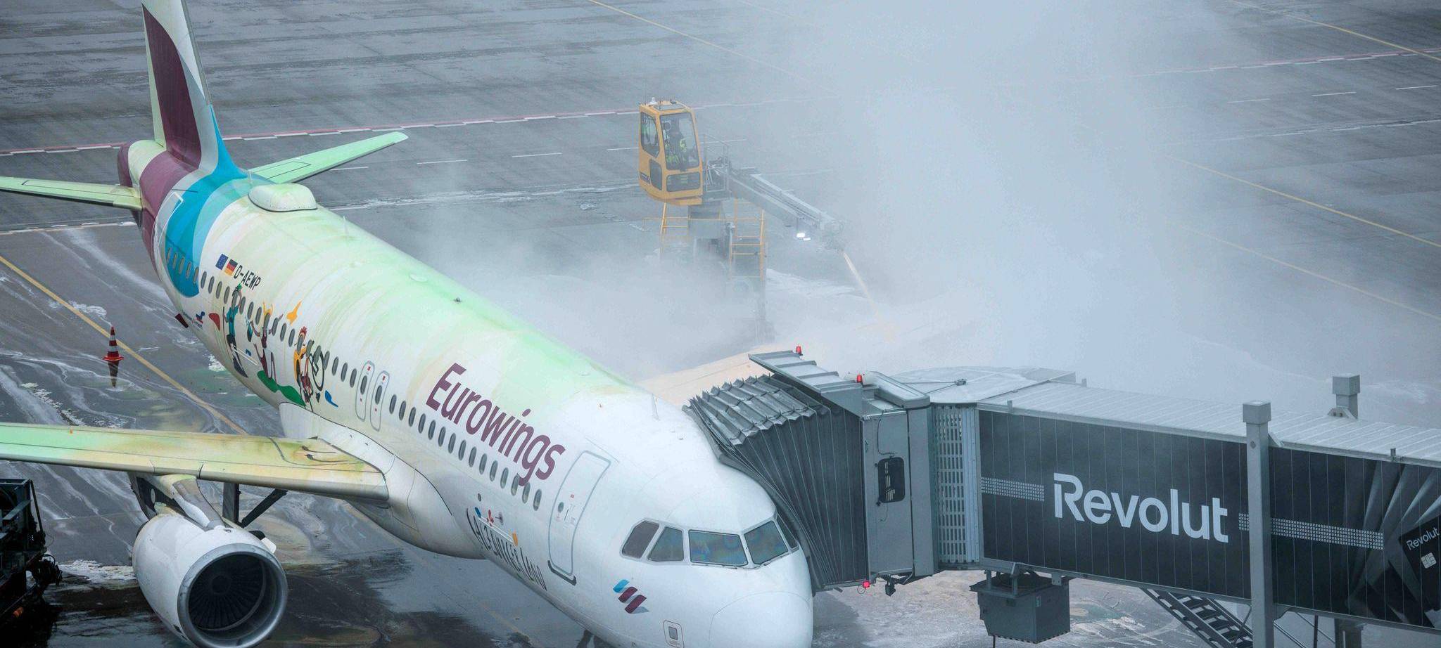 Winterwetter - Flughafen Berlin/Brandenburg