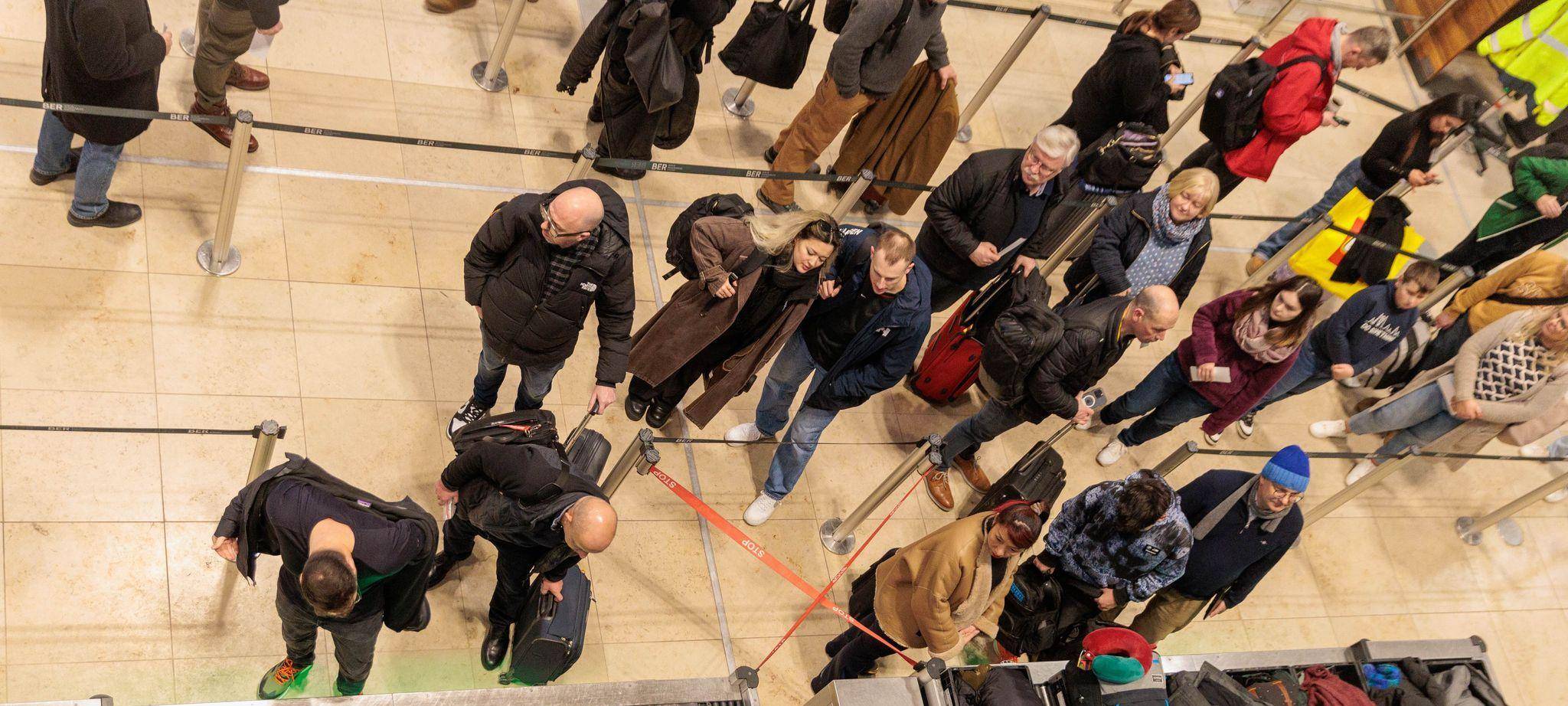 Winterwetter - Flughafen Berlin/Brandenburg