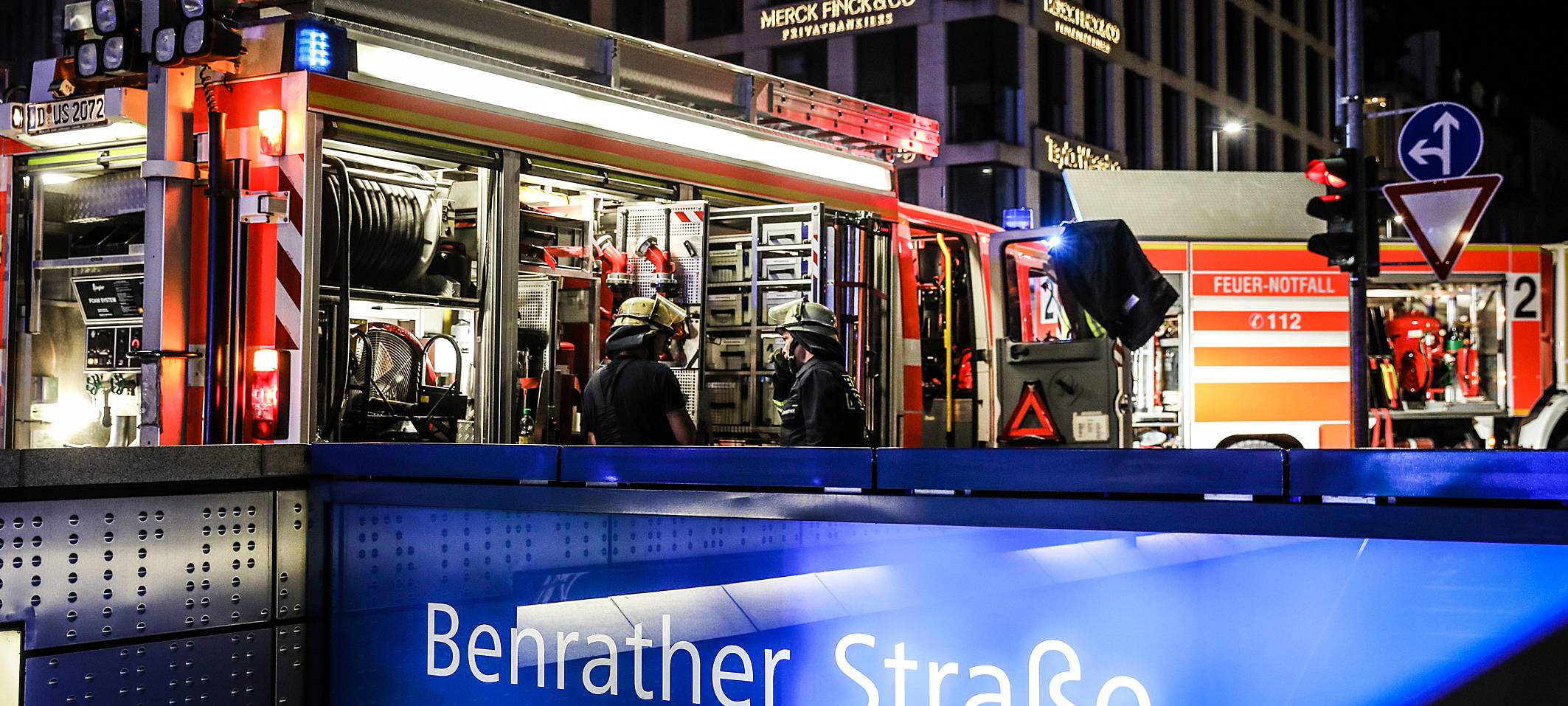 Feuerwehrübungen im U-Bahn-Tunnel