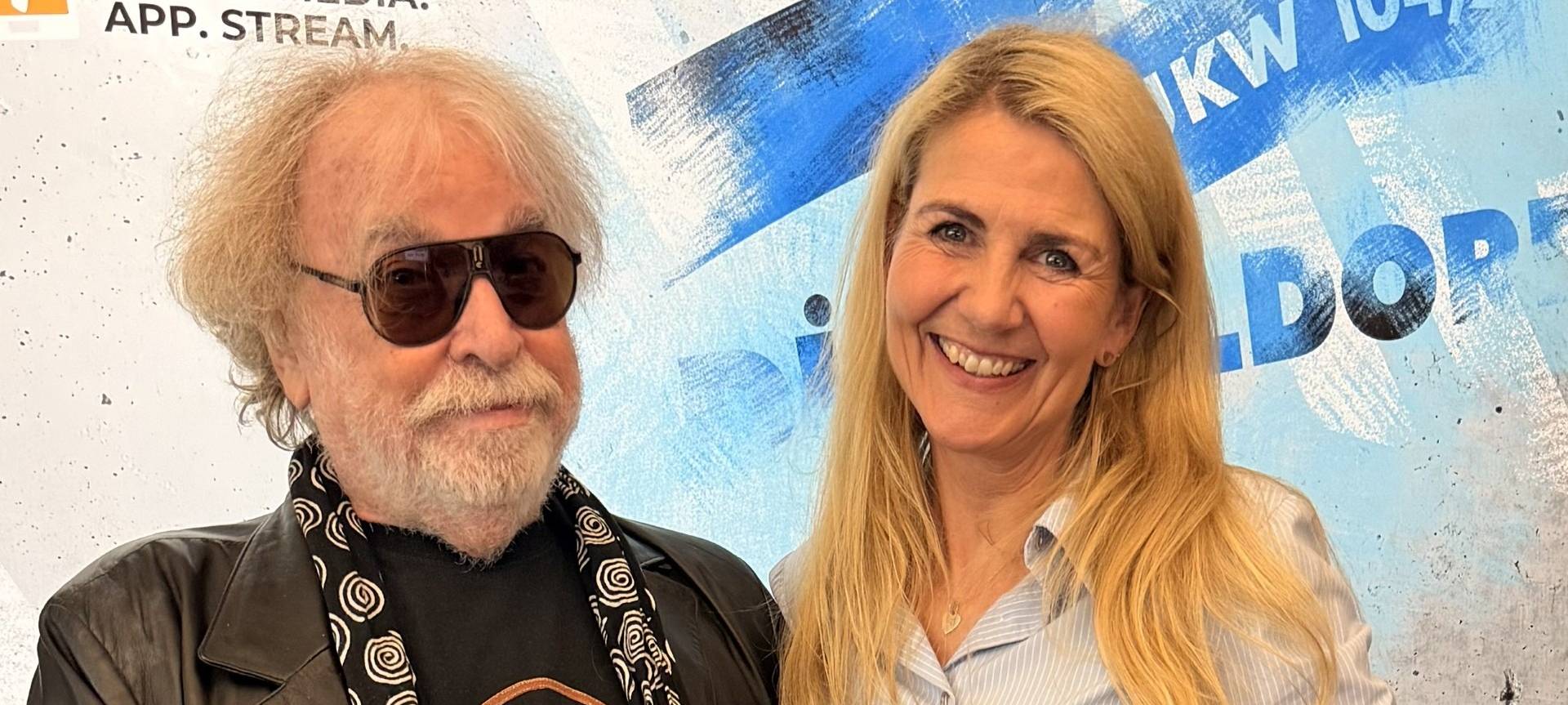 Claudia Monréal, Moderatorin bei Antenne Düsseldorf mit Zirkusdirektor Bernhard Paul