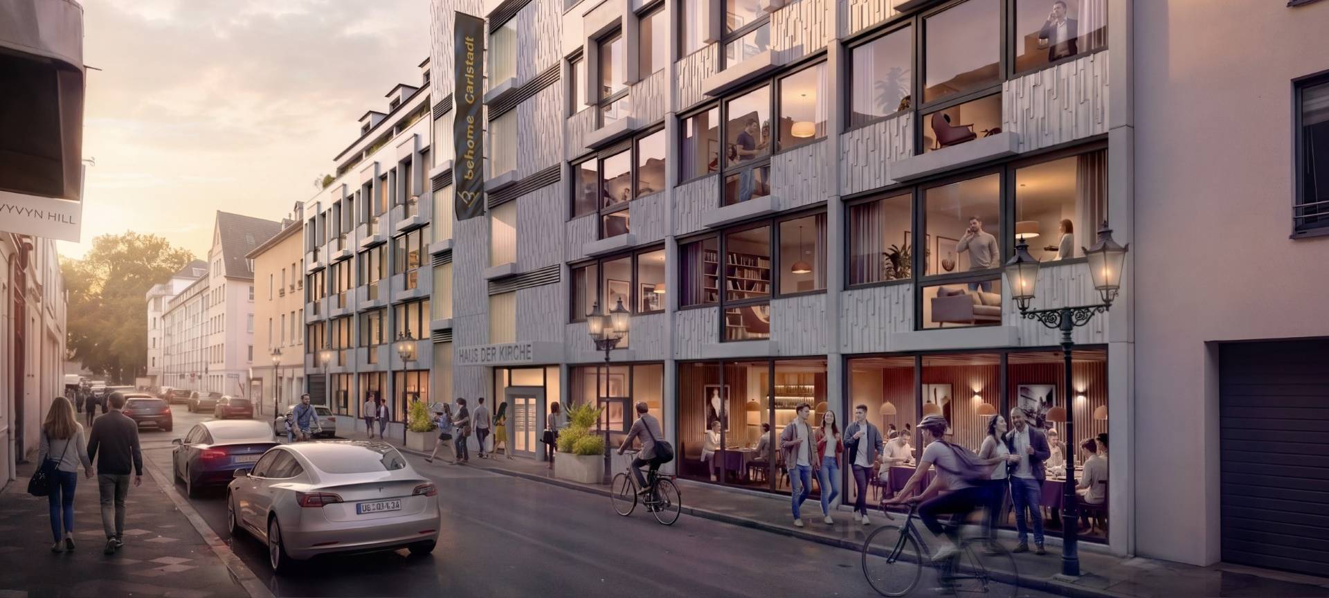 Neuer Wohnraum an der Bastionstraße und der Bilker Straße.