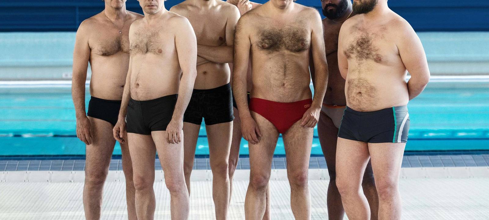 Sieben Männer - ein Ziel: Wasserballett