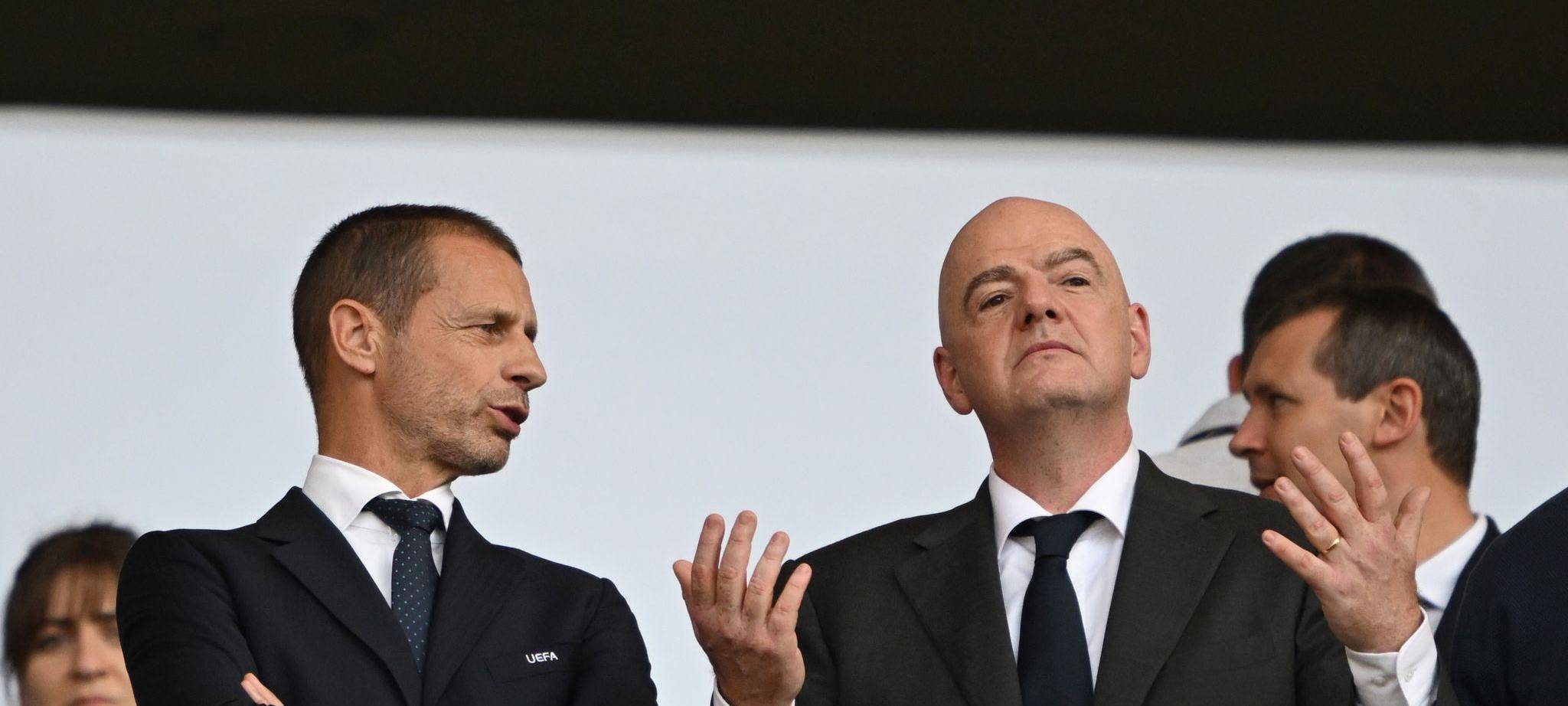 Aleksander Ceferin und Gianni Infantino