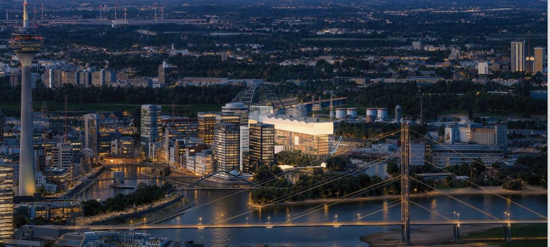 Projektskizze des neuen WHU-Campus an der Kesselstraße