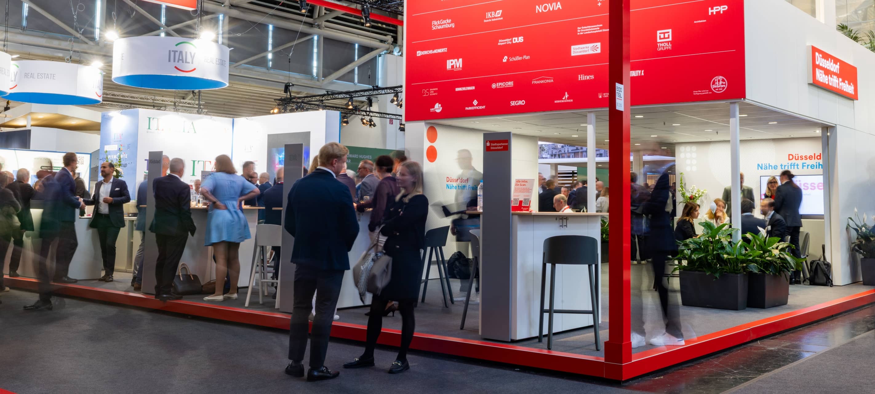 Impressionen vom Messestand der Landeshauptstadt auf der Expo Real 2026 in München.