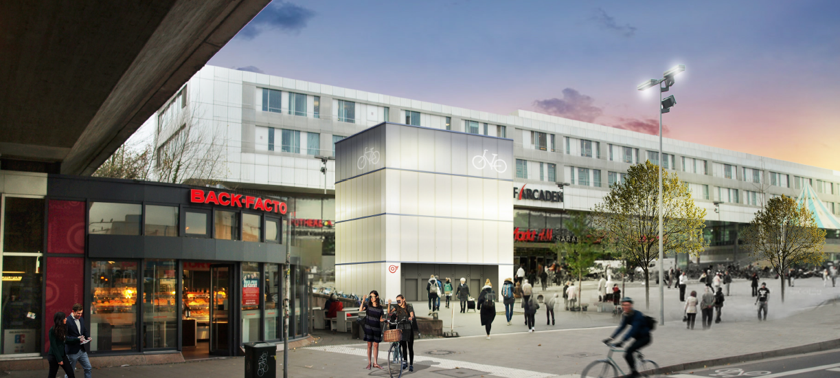 Düsseldorf -Bilker Bahnhof wird bunt