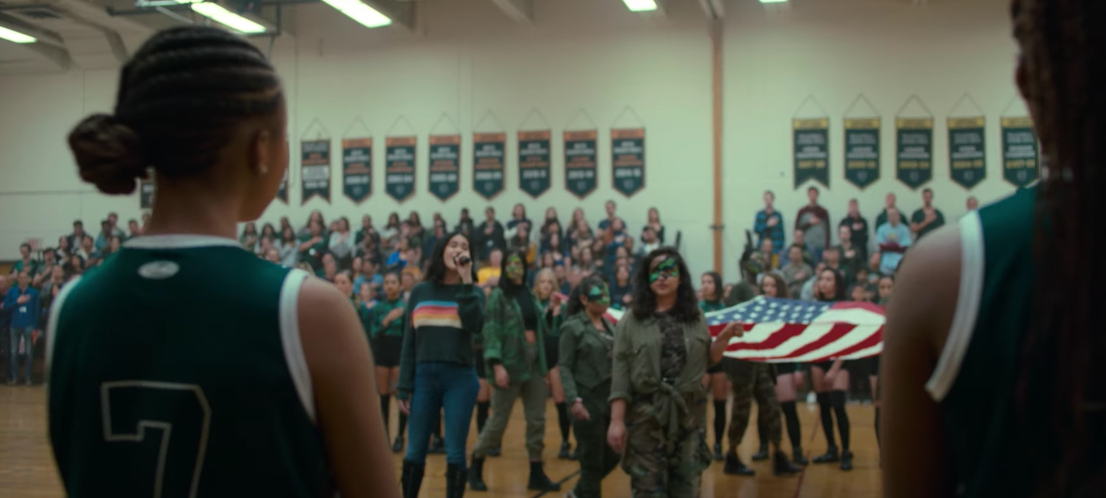 Schulsport an der Grand Army.