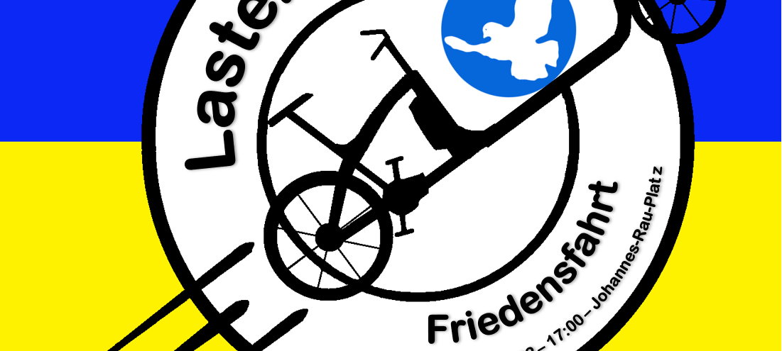 Düsseldorf: Fahrrad-Friedensdemo heute ab 17 Uhr