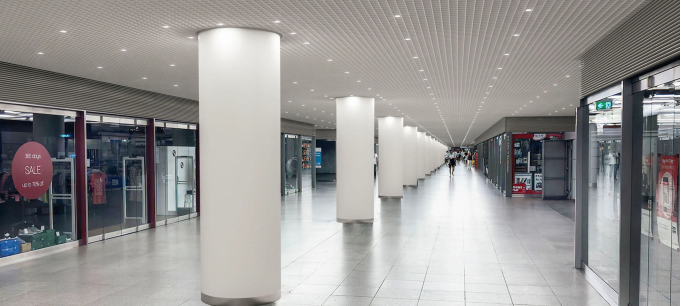 Die sanierte Flinger-Passage an der Heinrich-Heine-Allee.