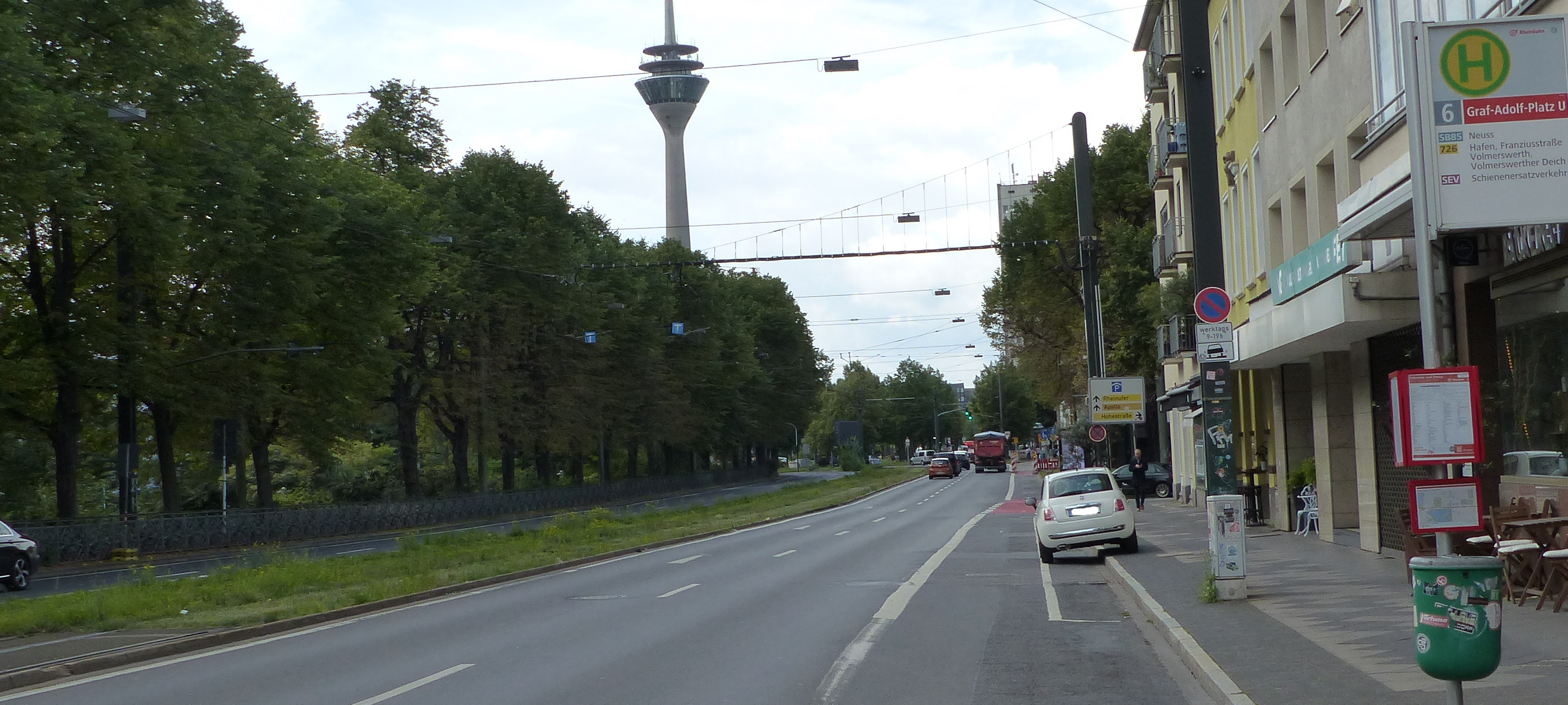 Haroldstraße bekommt Protected Bike Lane